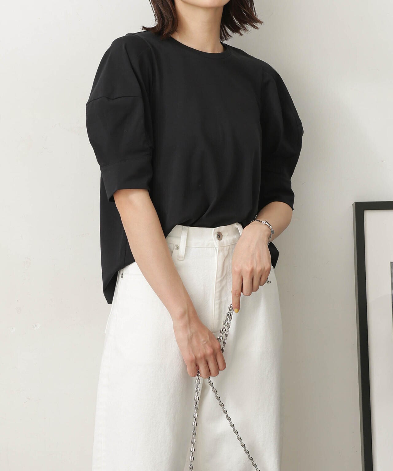 LB.03/Repurフォルムスリーブカットトップス 6693124321