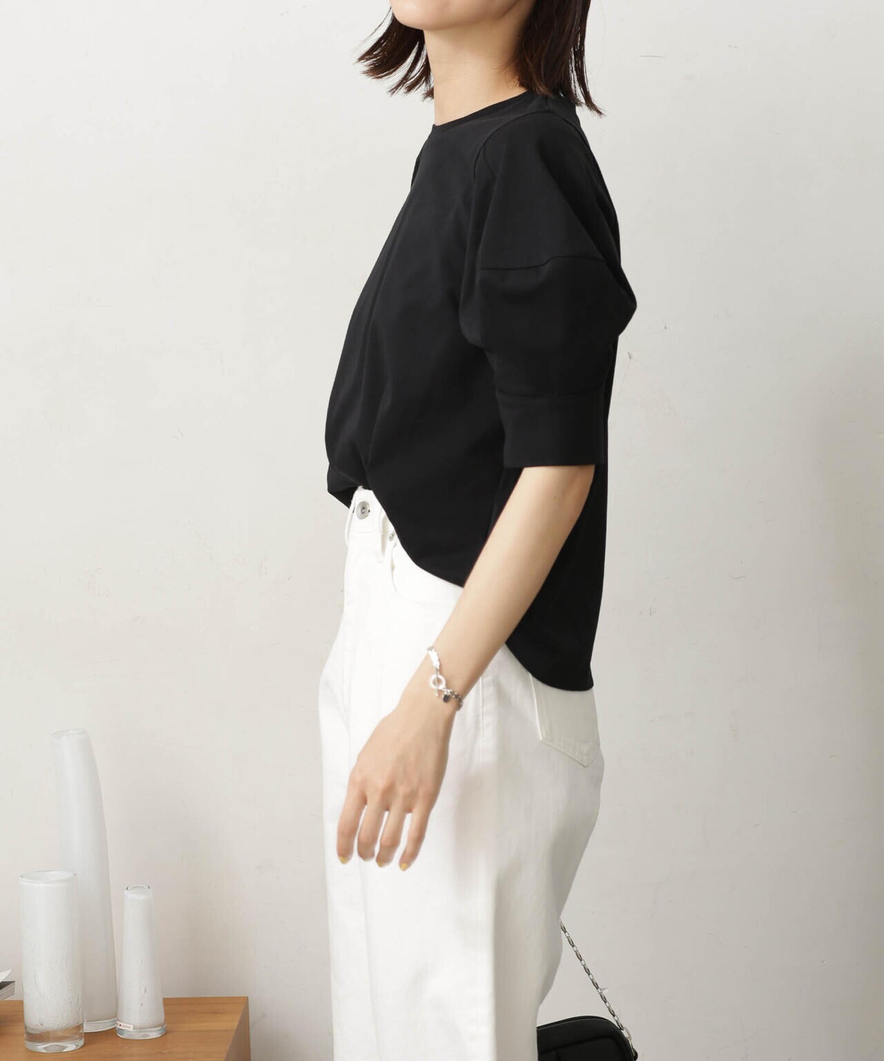 LB.03/Repurフォルムスリーブカットトップス 6693124321