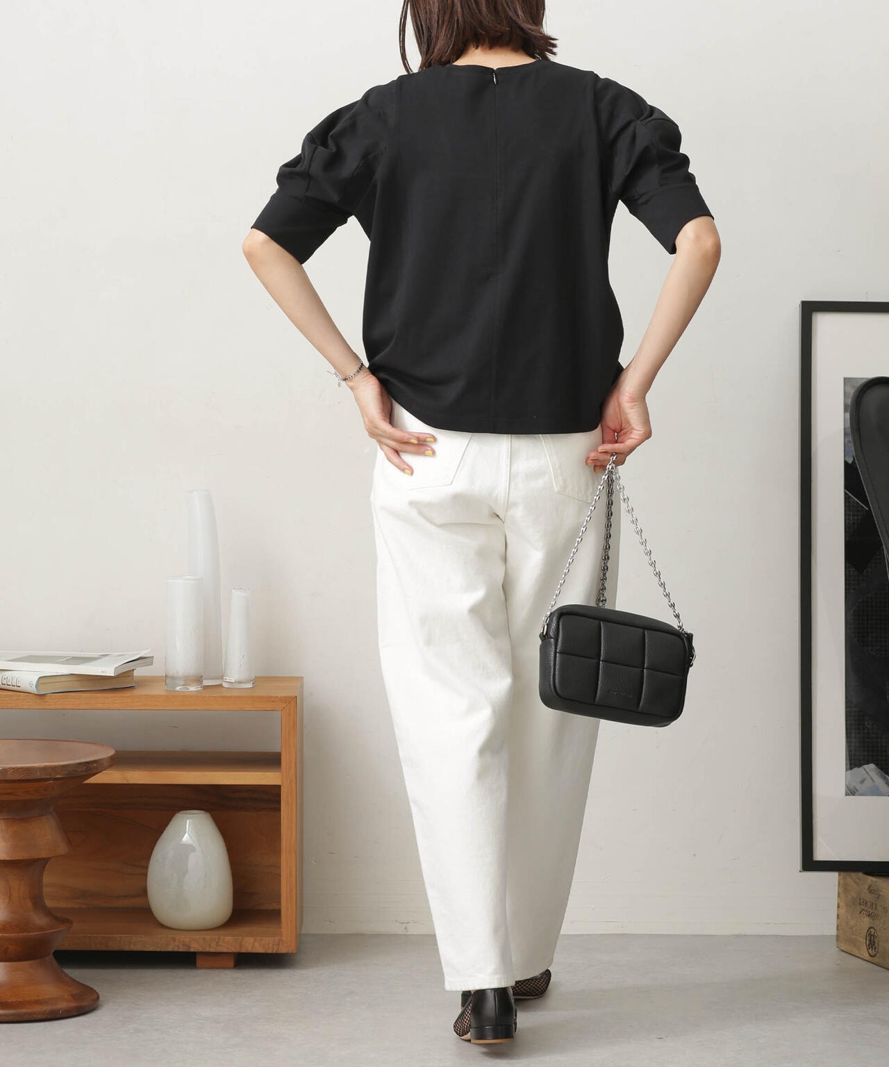 LB.03/Repurフォルムスリーブカットトップス 6693124321