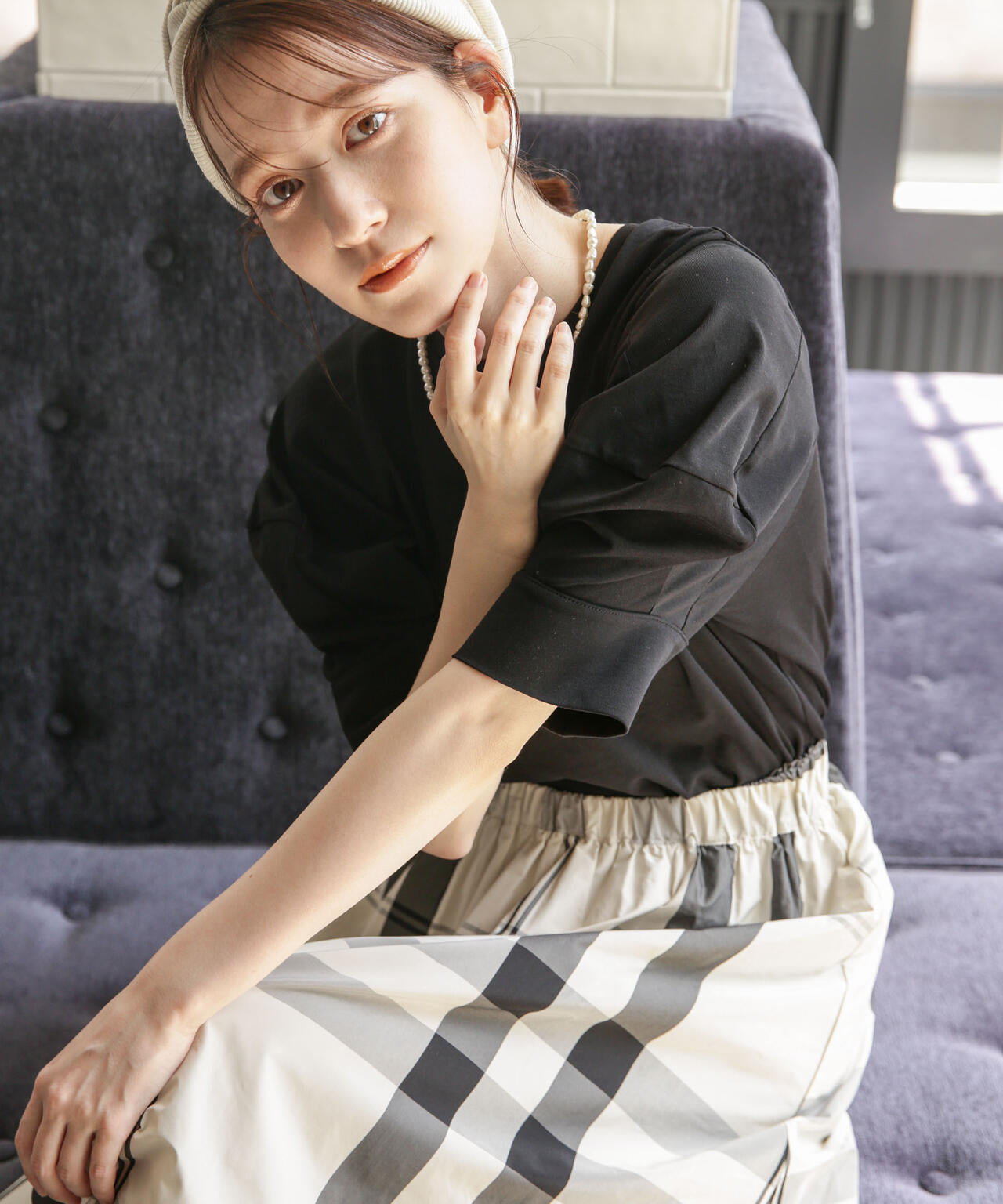 LB.03/Repurフォルムスリーブカットトップス 6693124321