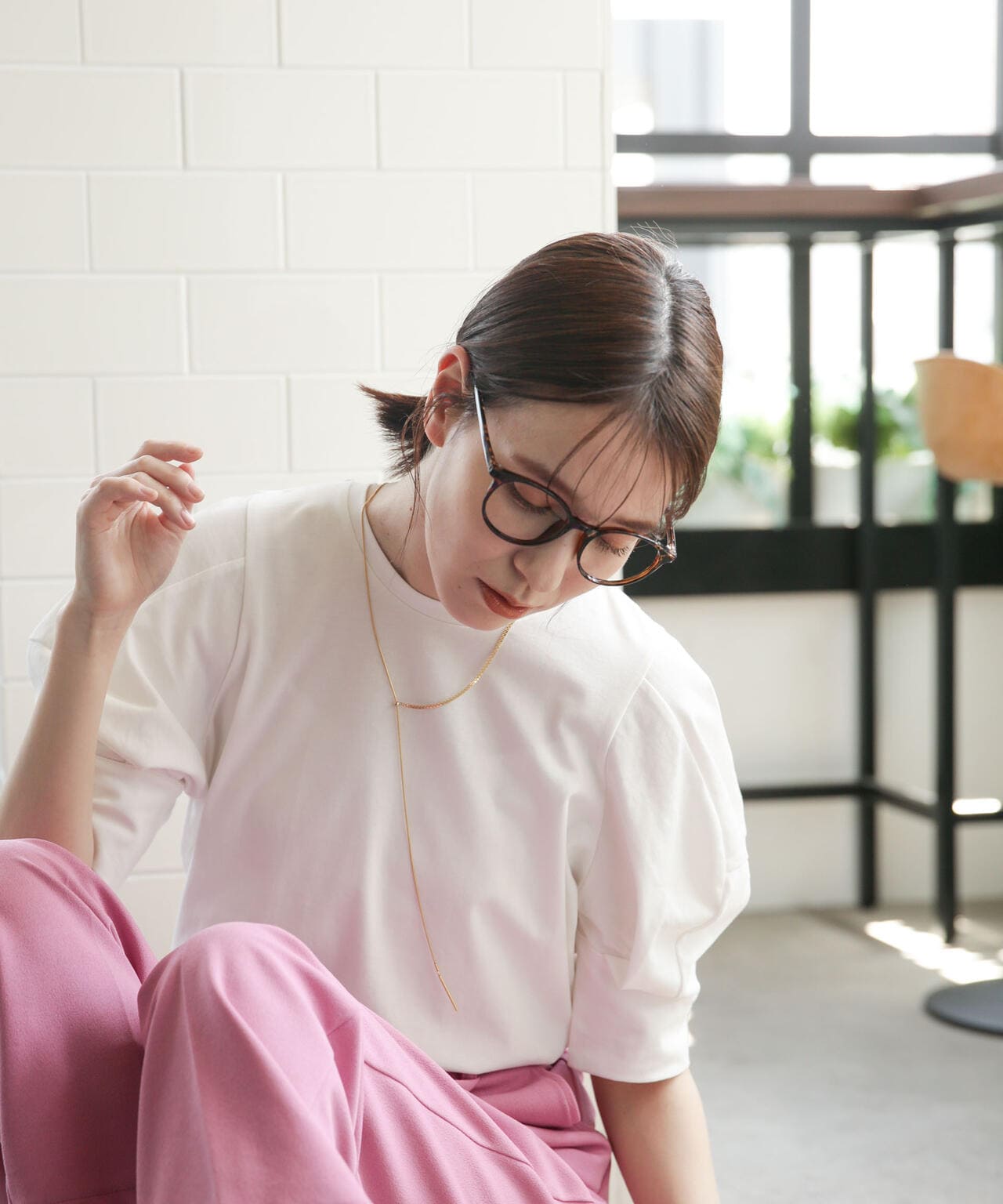 LB.03/Repurフォルムスリーブカットトップス 6693124321