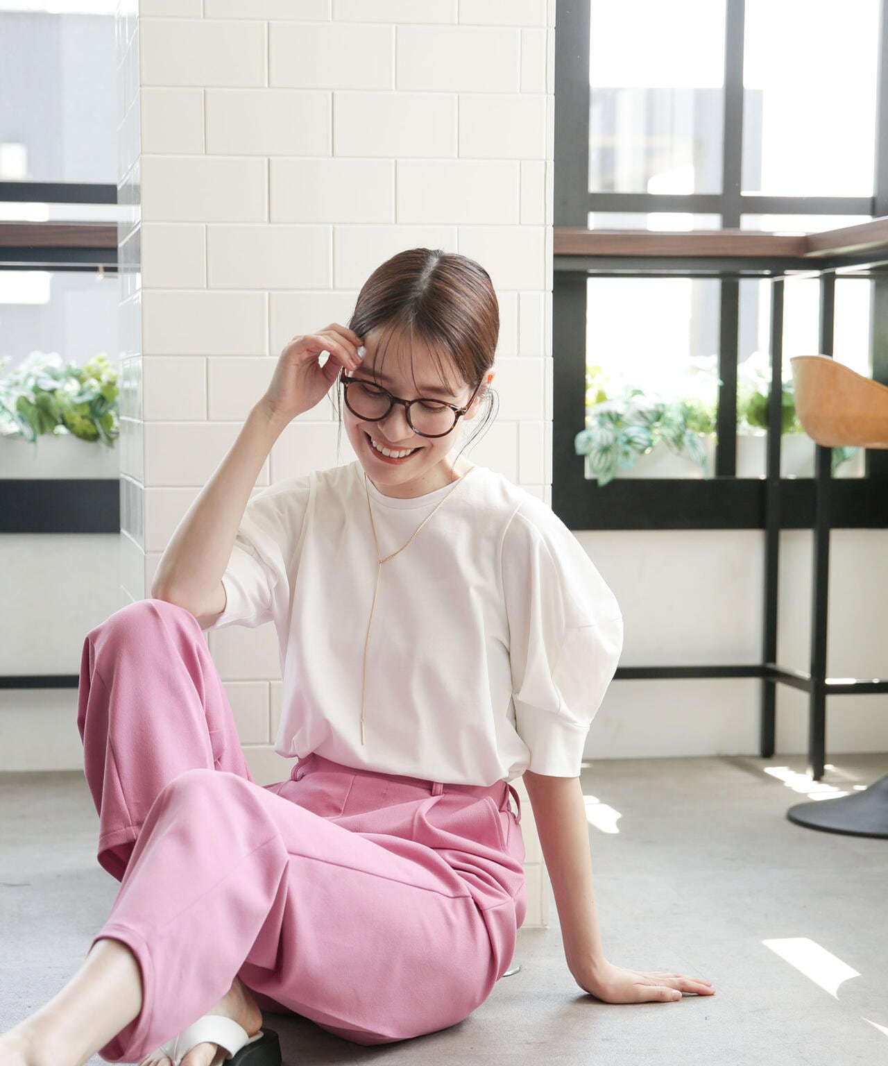 LB.03/Repurフォルムスリーブカットトップス 6693124321