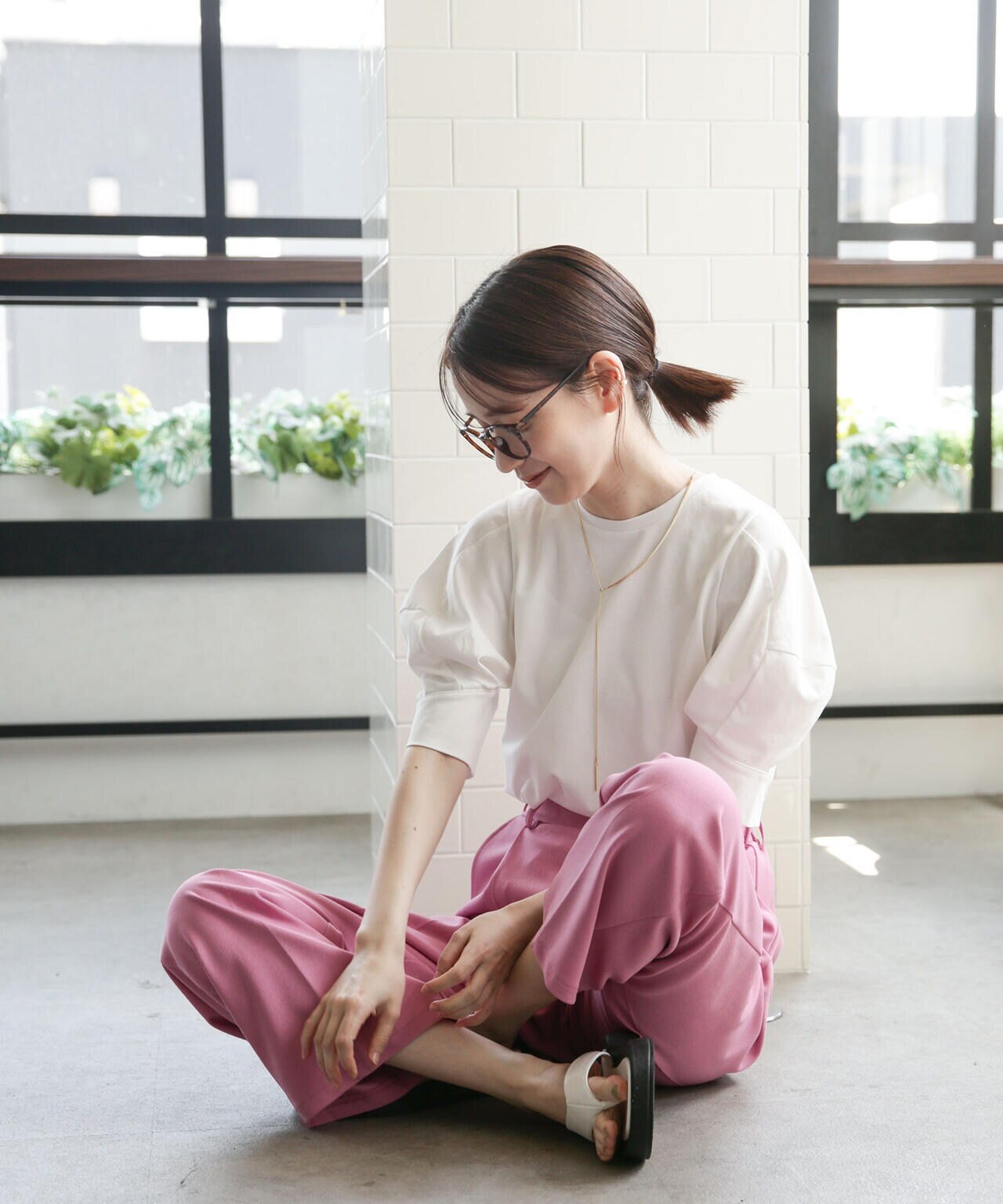 LB.03/Repurフォルムスリーブカットトップス 6693124321