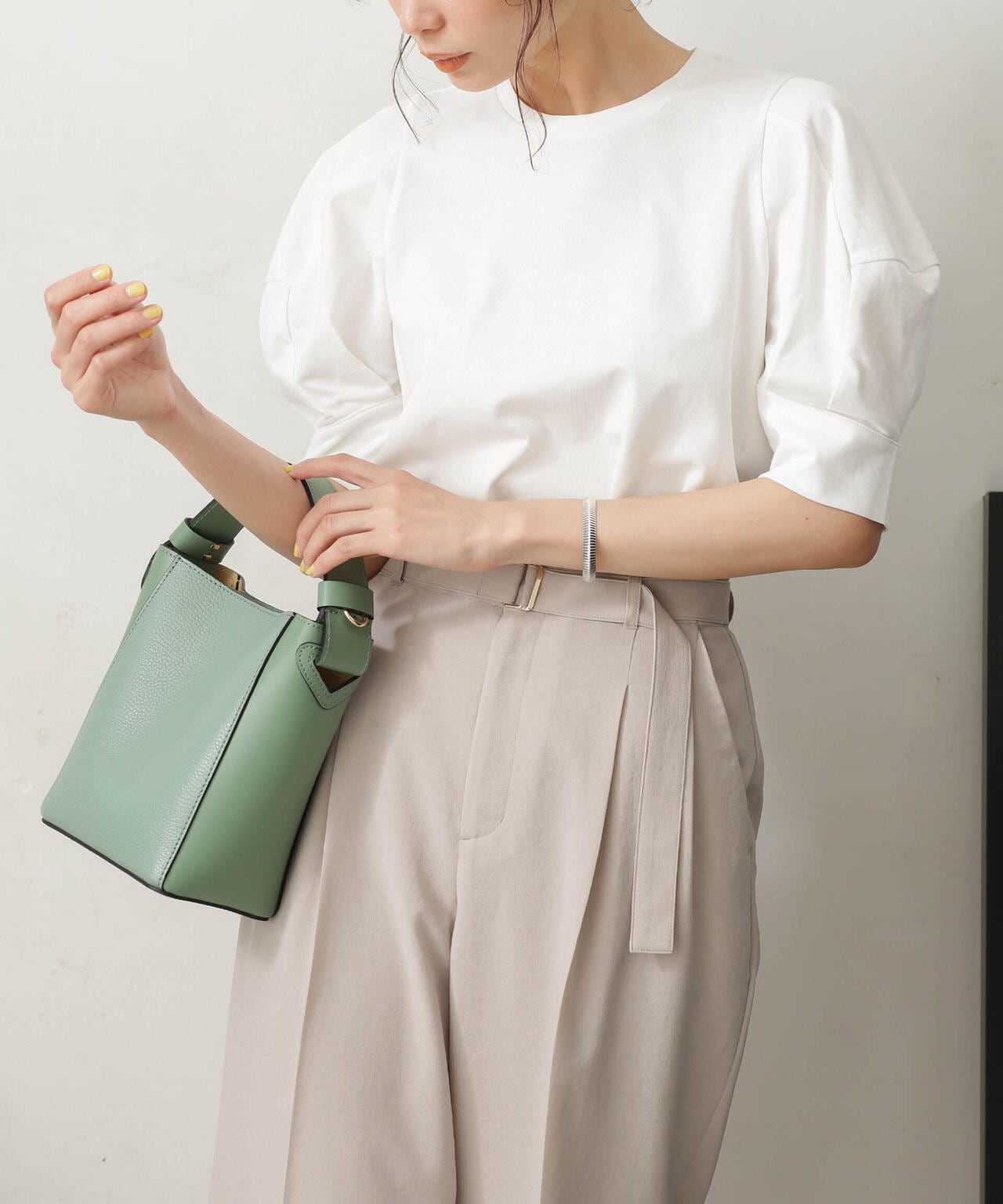 LB.03/Repurフォルムスリーブカットトップス 6693124321