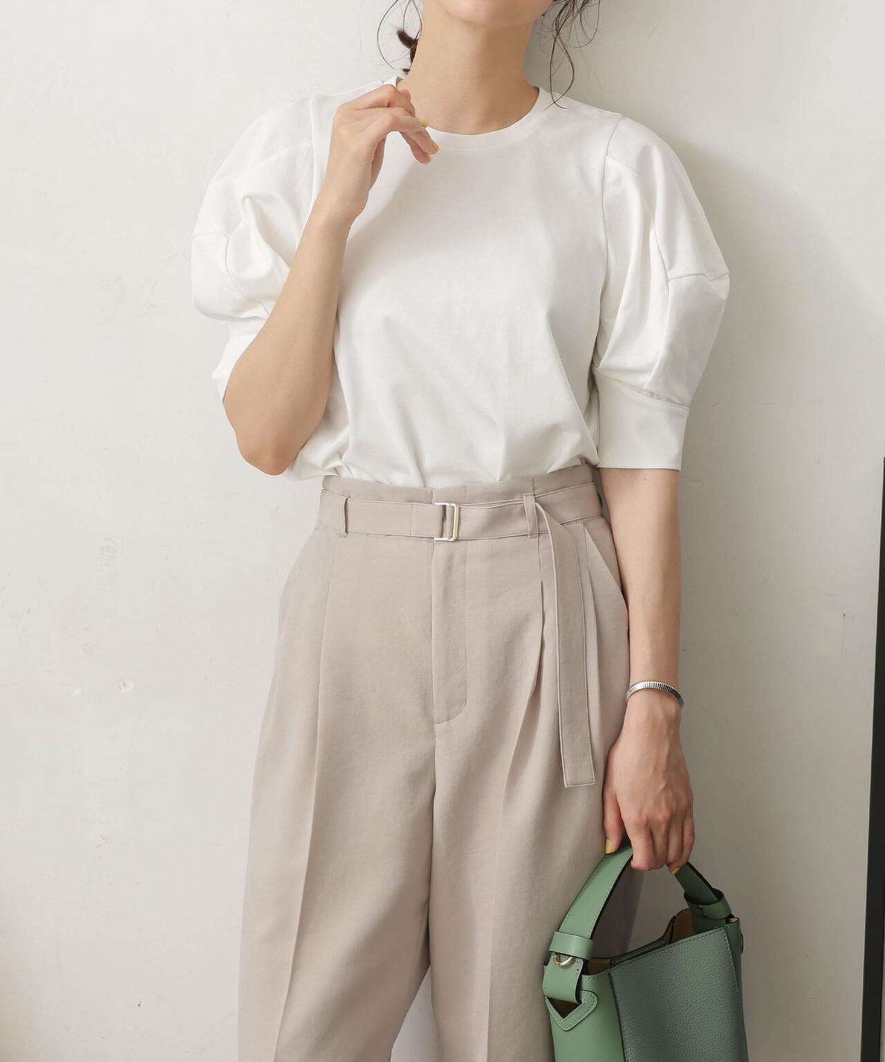 LB.03/Repurフォルムスリーブカットトップス 6693124321