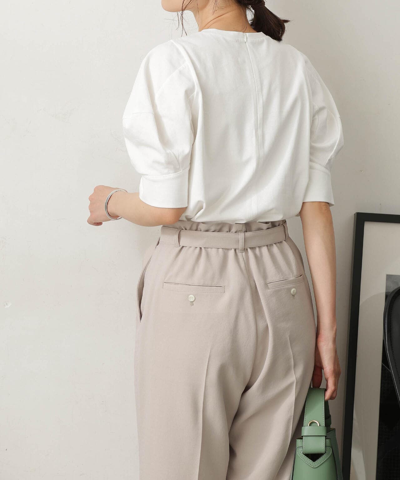 LB.03/Repurフォルムスリーブカットトップス 6693124321