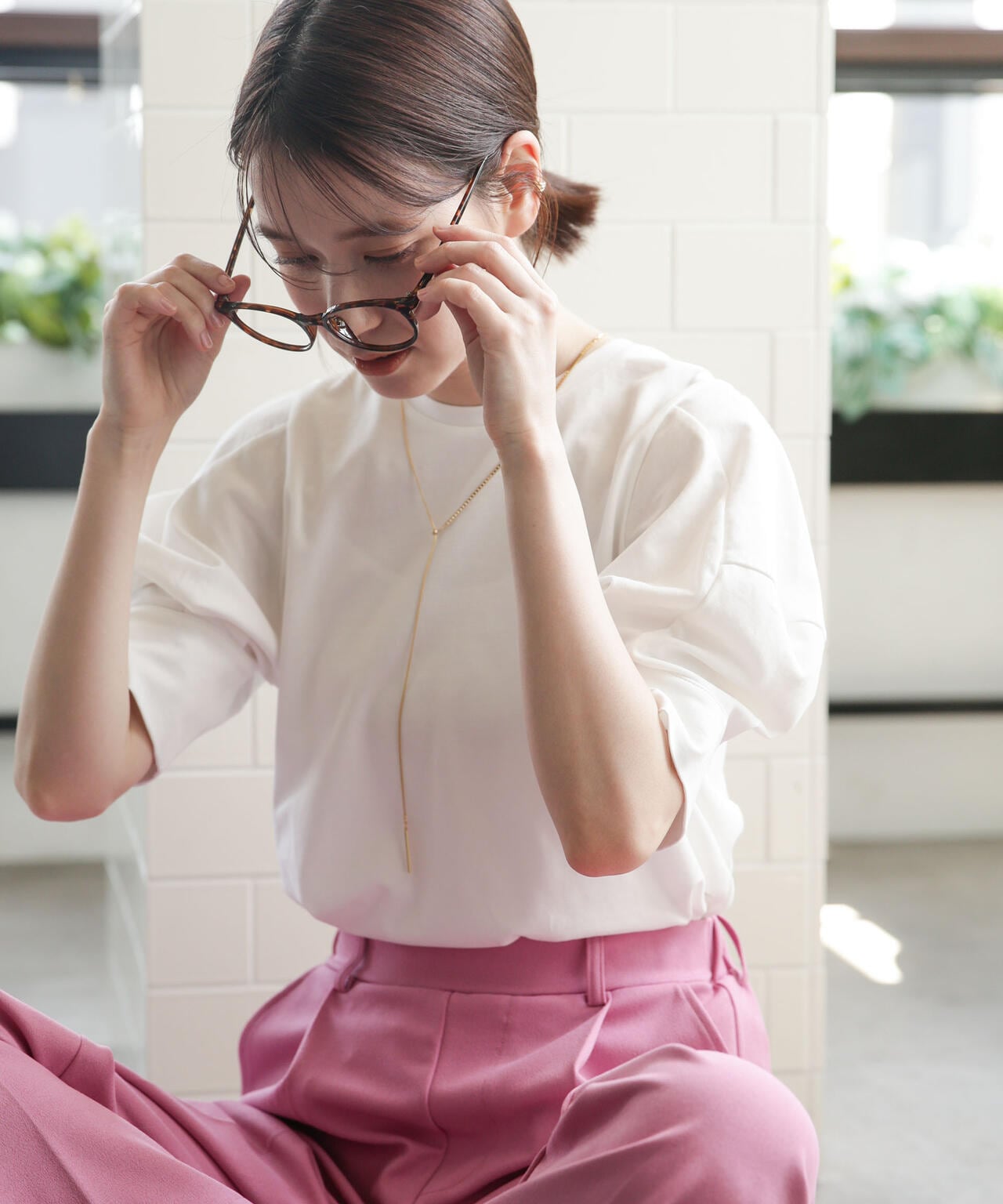 LB.03/Repurフォルムスリーブカットトップス 6693124321