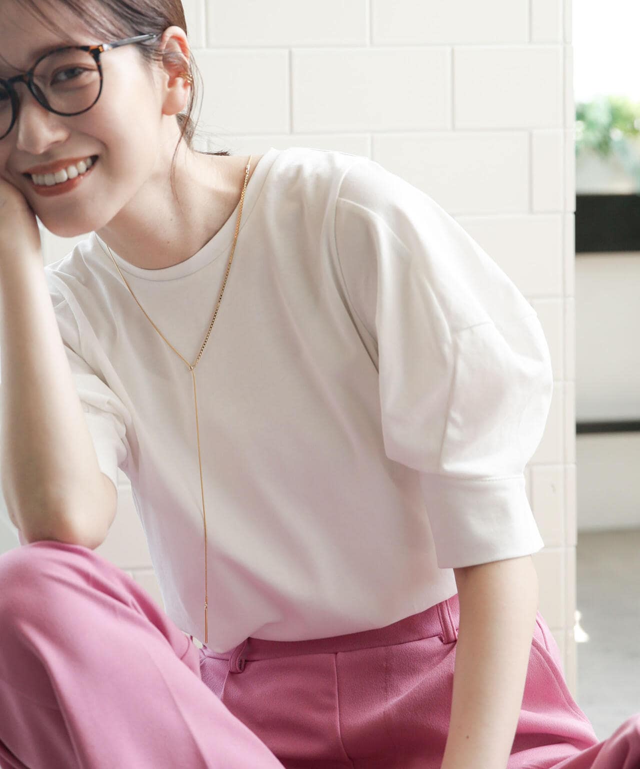 LB.03/Repurフォルムスリーブカットトップス 6693124321