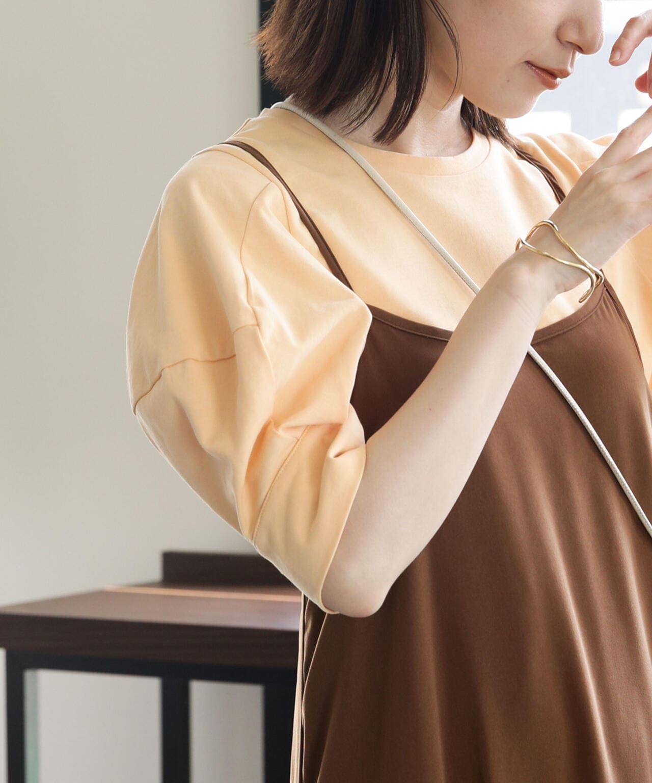 LB.03/Repurフォルムスリーブカットトップス 6693124321