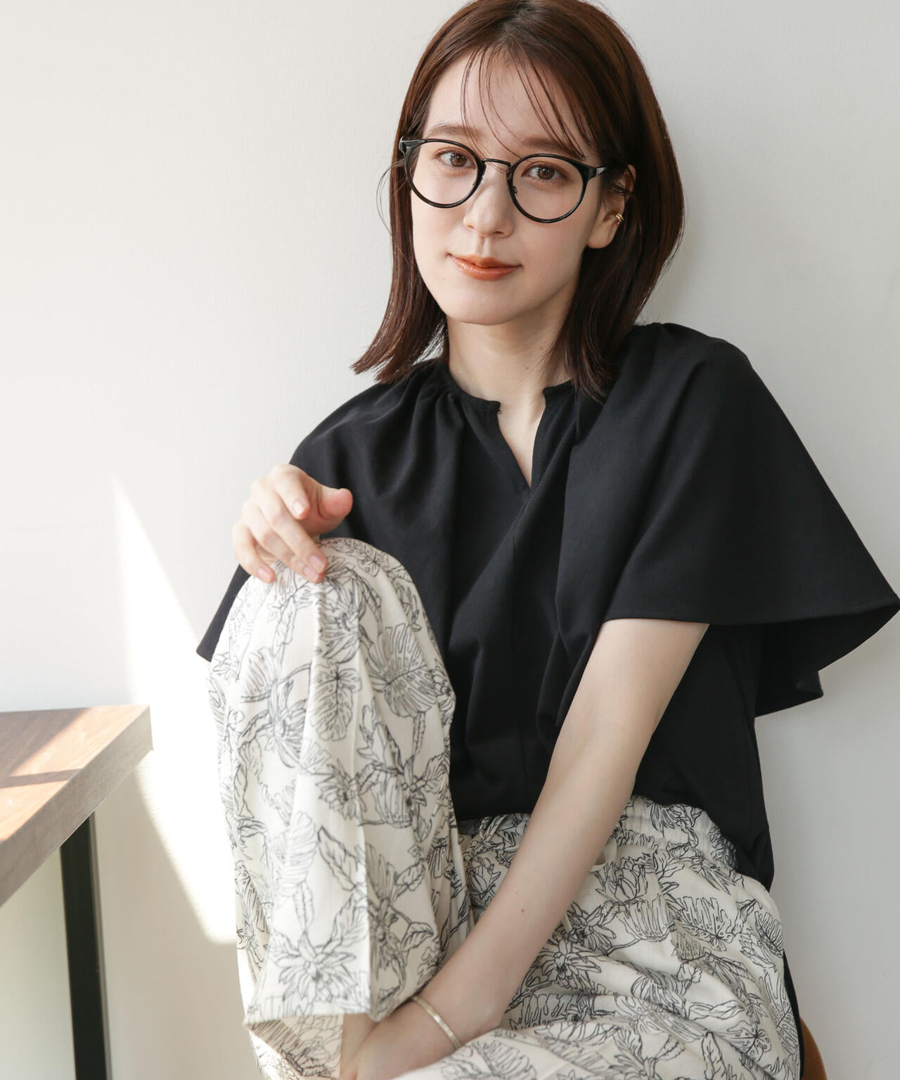 LB.03/Repurフレアスリーブカットトップス 6693124322