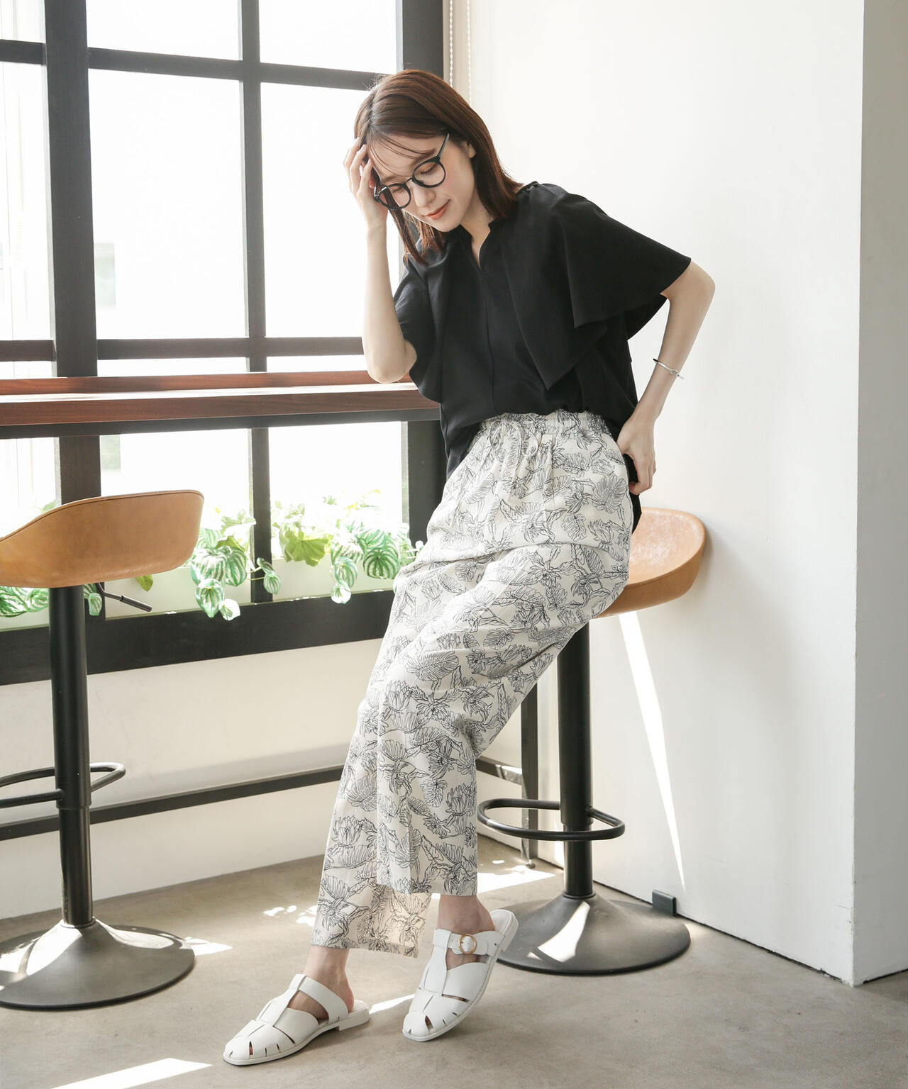 LB.03/Repurフレアスリーブカットトップス 6693124322