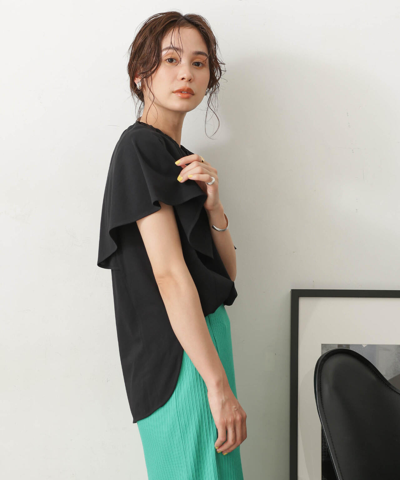 LB.03/Repurフレアスリーブカットトップス 6693124322