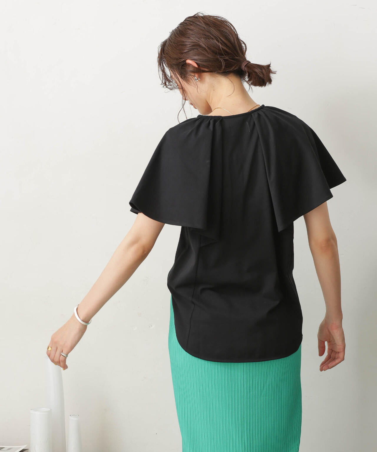 LB.03/Repurフレアスリーブカットトップス 6693124322