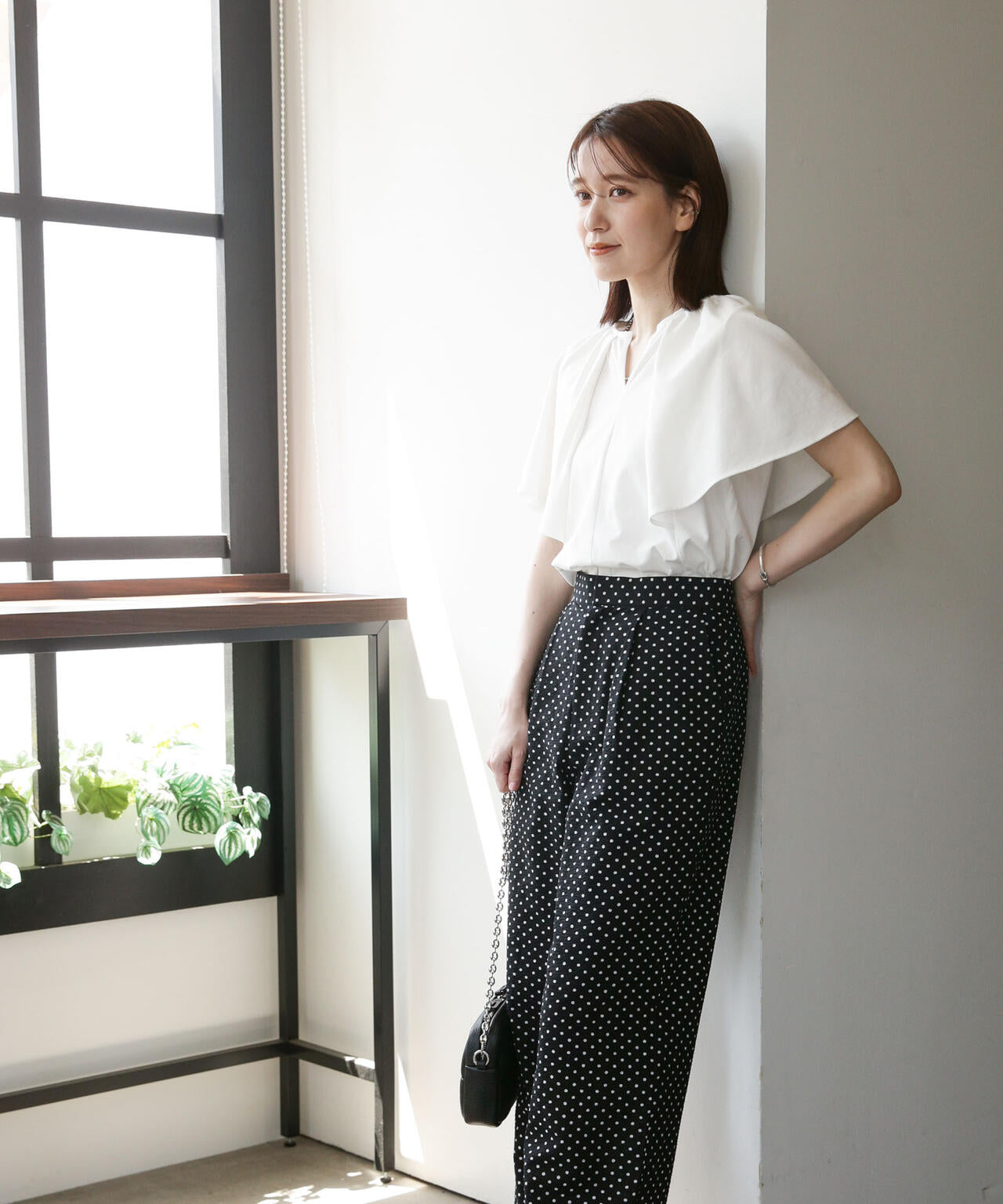 LB.03/Repurフレアスリーブカットトップス 6693124322