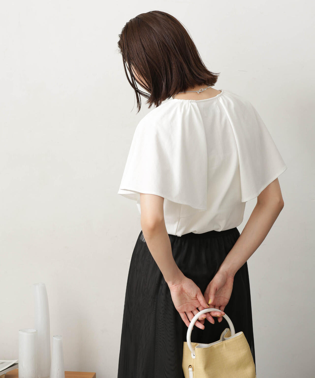 LB.03/Repurフレアスリーブカットトップス 6693124322