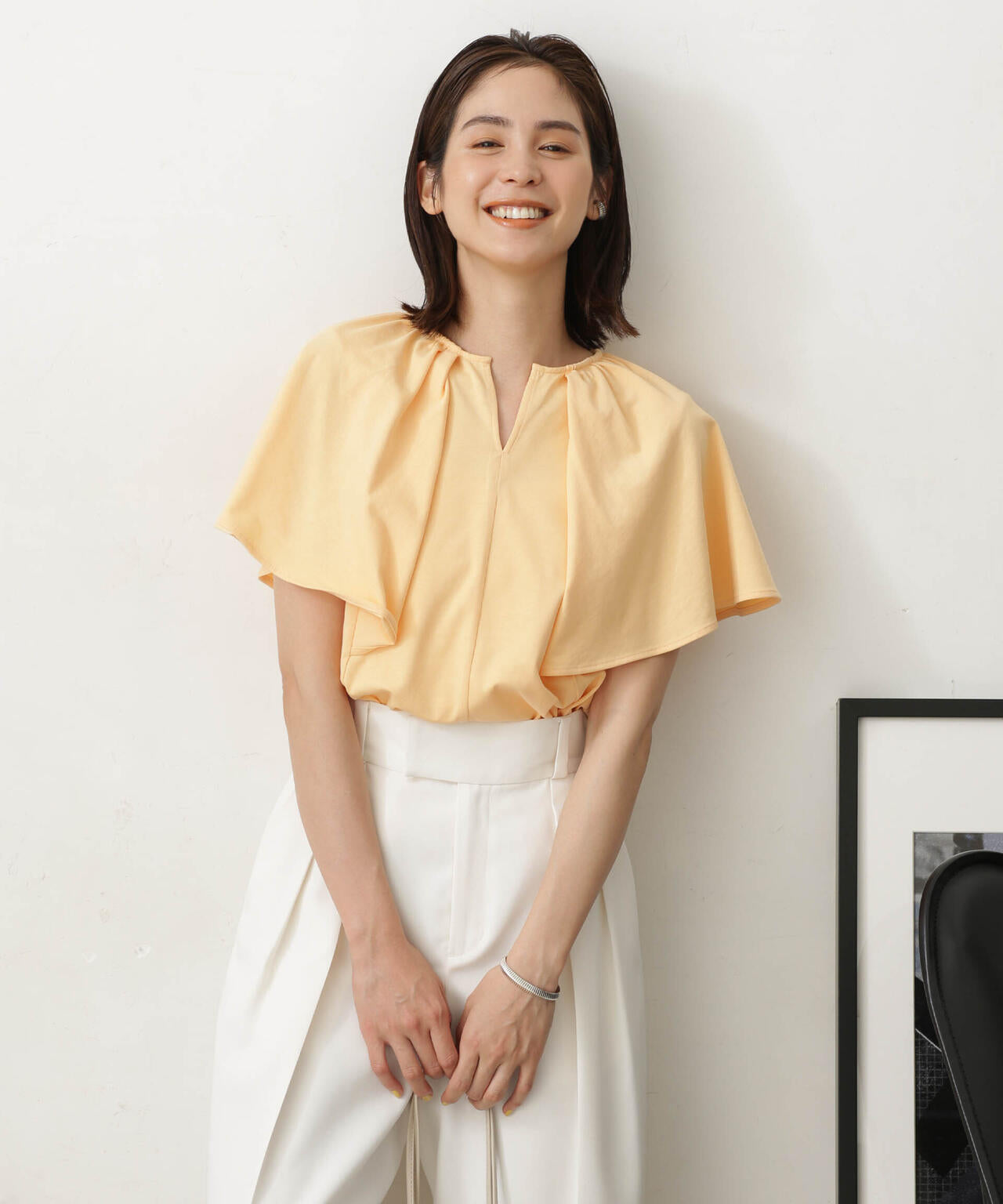 LB.03/Repurフレアスリーブカットトップス 6693124322