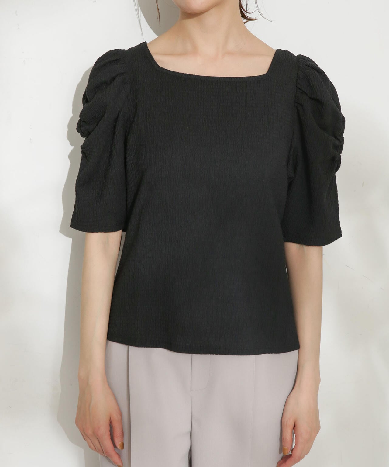 LB.03/前後2wayシャーリングトップス 6693124324