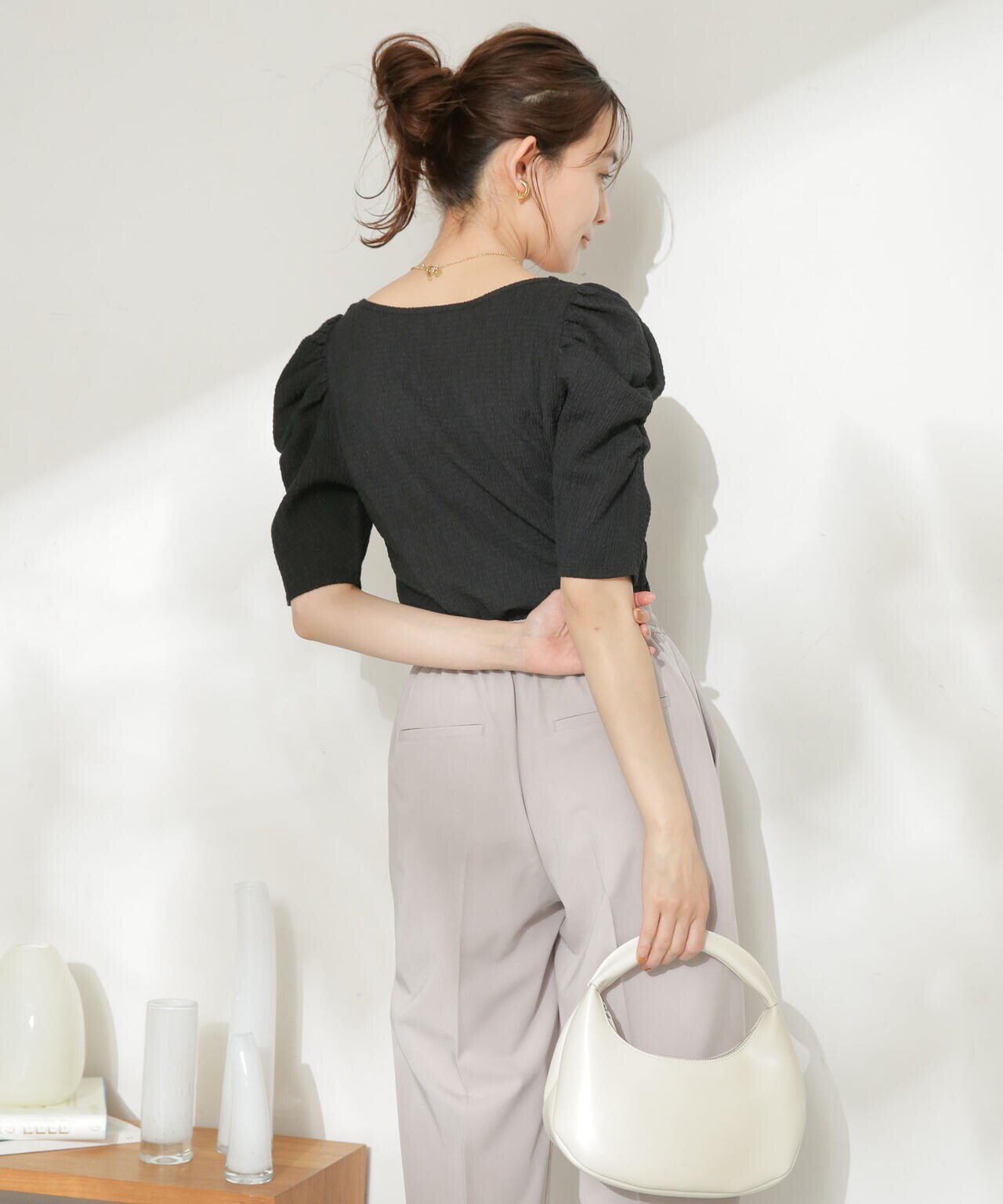 LB.03/前後2wayシャーリングトップス 6693124324