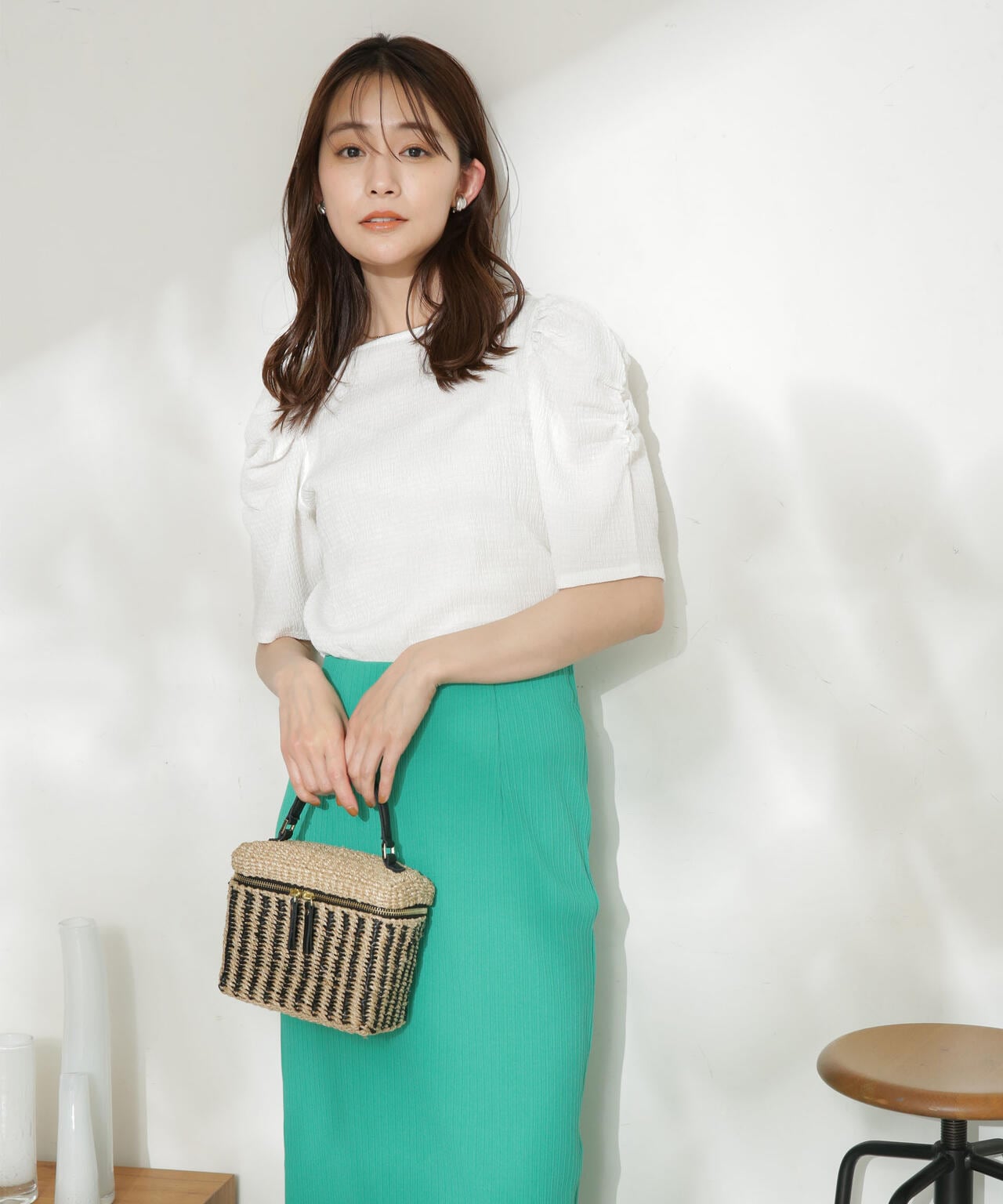 LB.03/前後2wayシャーリングトップス 6693124324