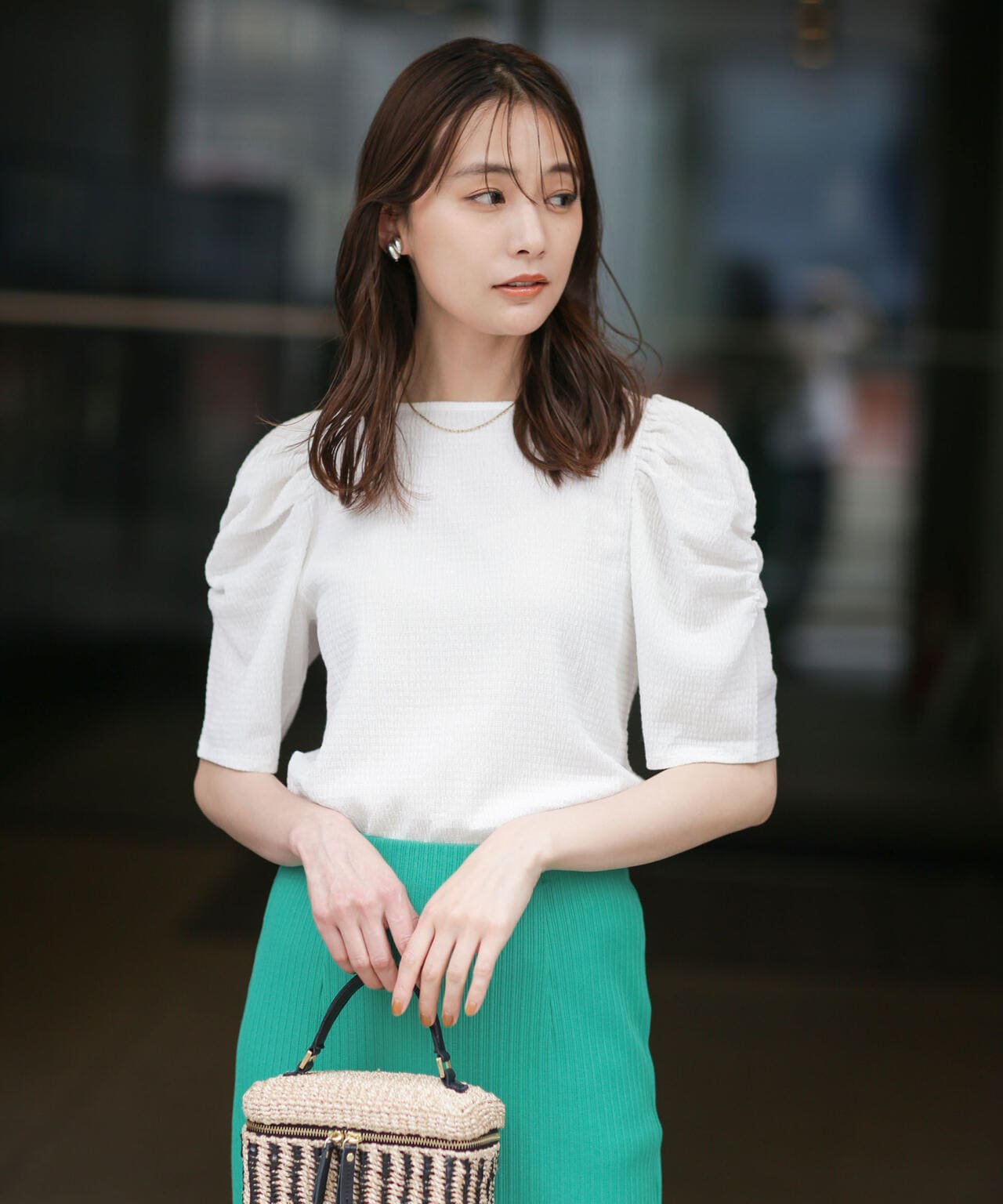 LB.03/前後2wayシャーリングトップス 6693124324