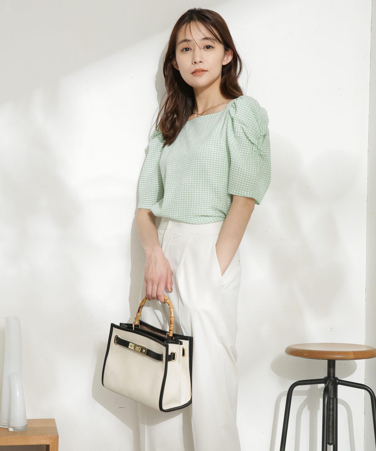 LB.03/前後2wayシャーリングトップス 6693124324