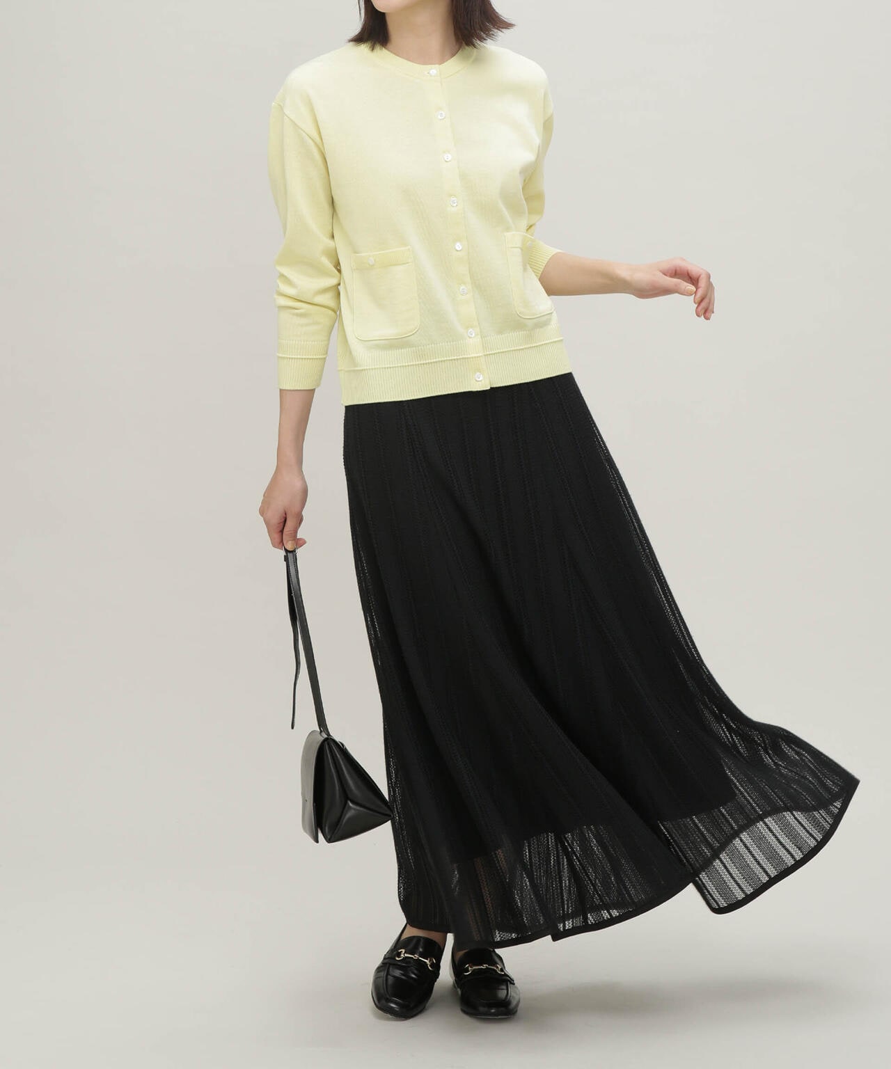 LB.03/メッシュレースフレアスカート 6693130302