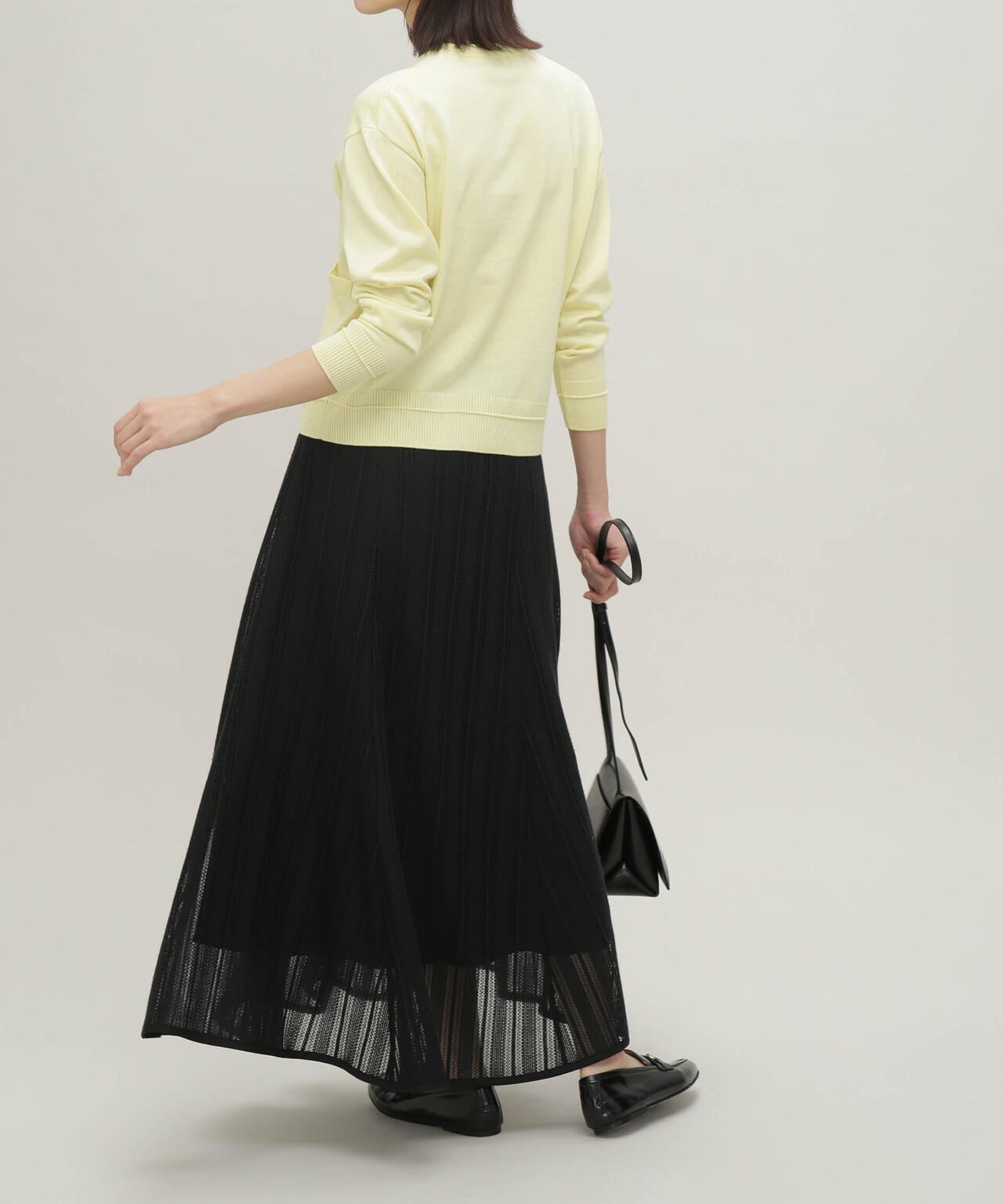 LB.03/メッシュレースフレアスカート 6693130302