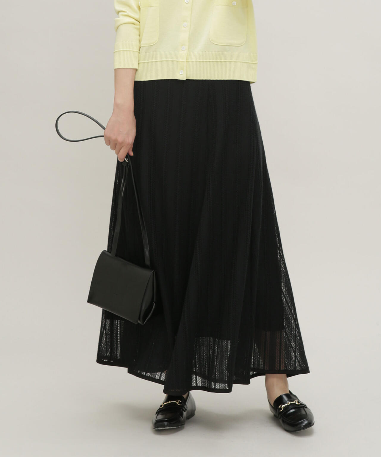 LB.03/メッシュレースフレアスカート 6693130302