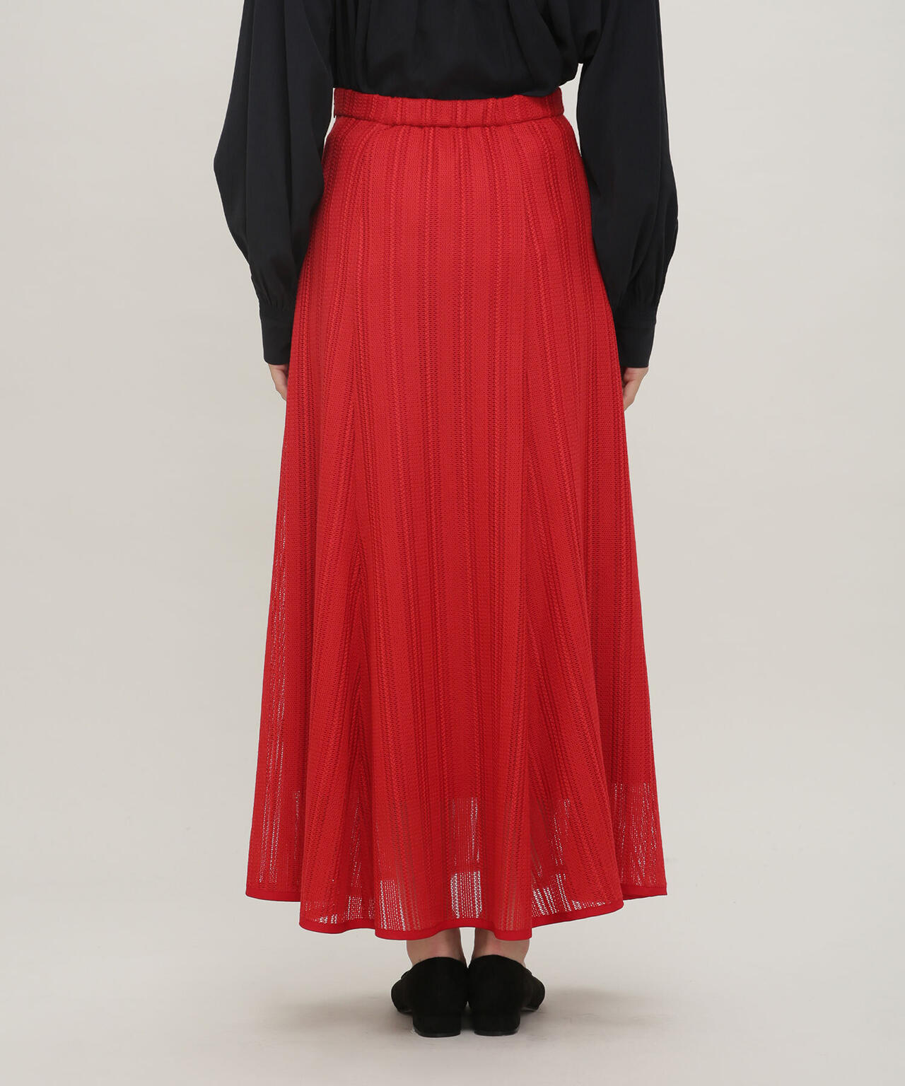 LB.03/メッシュレースフレアスカート 6693130302