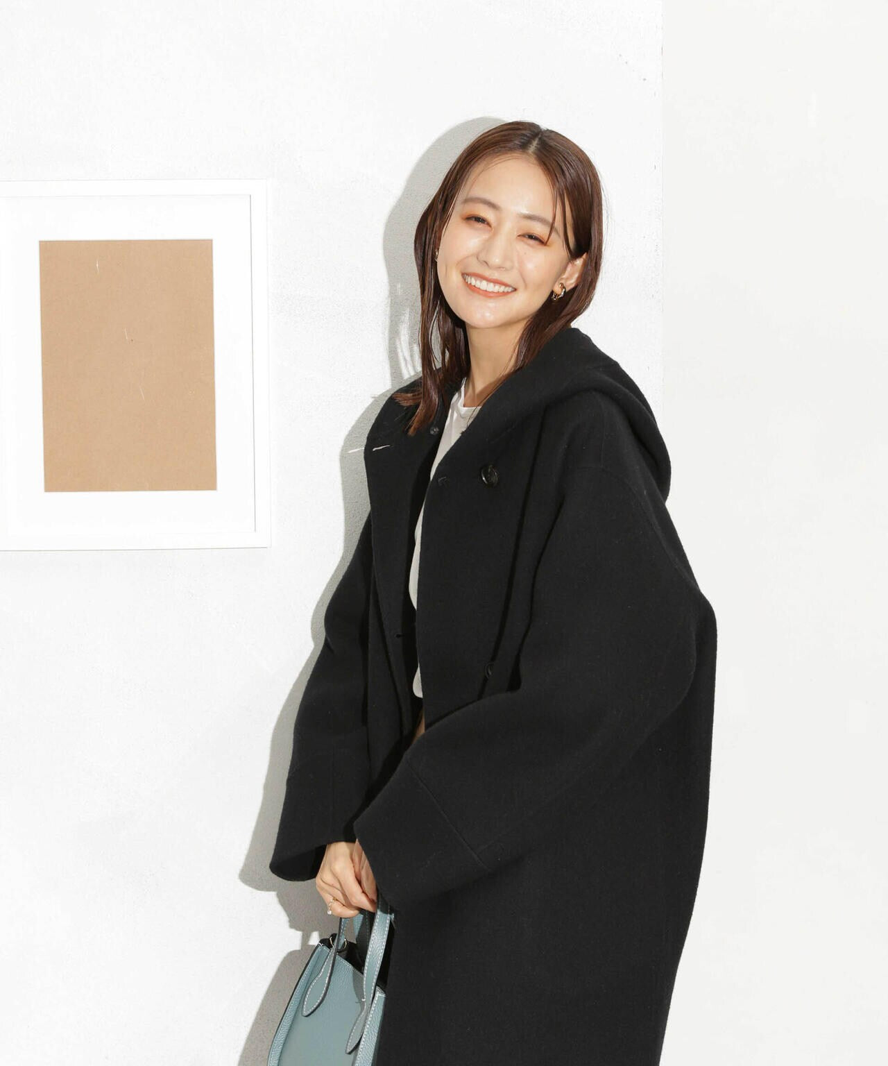 スーパー140ウールリバーフードコート 6693211302