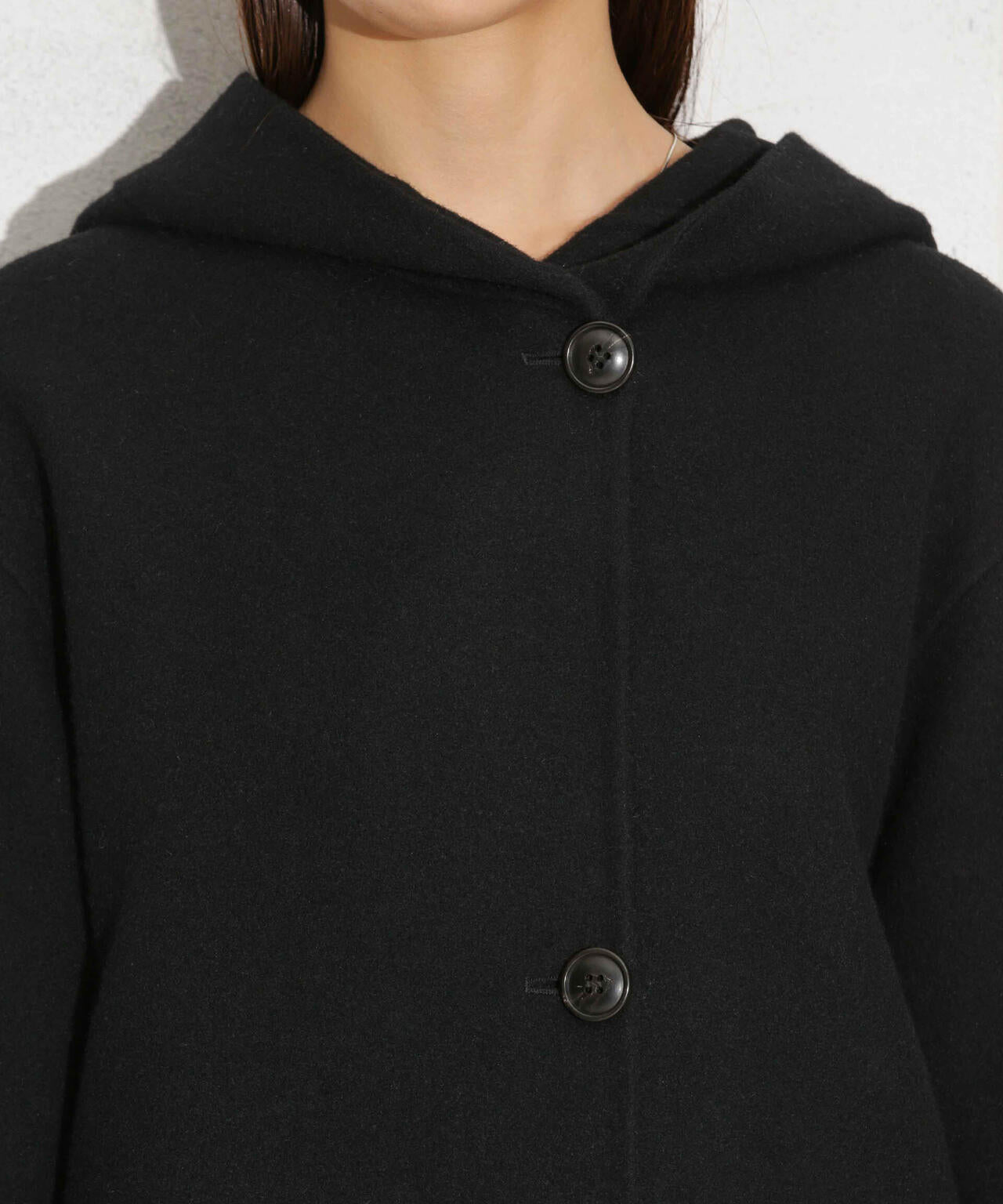 スーパー140ウールリバーフードコート 6693211302