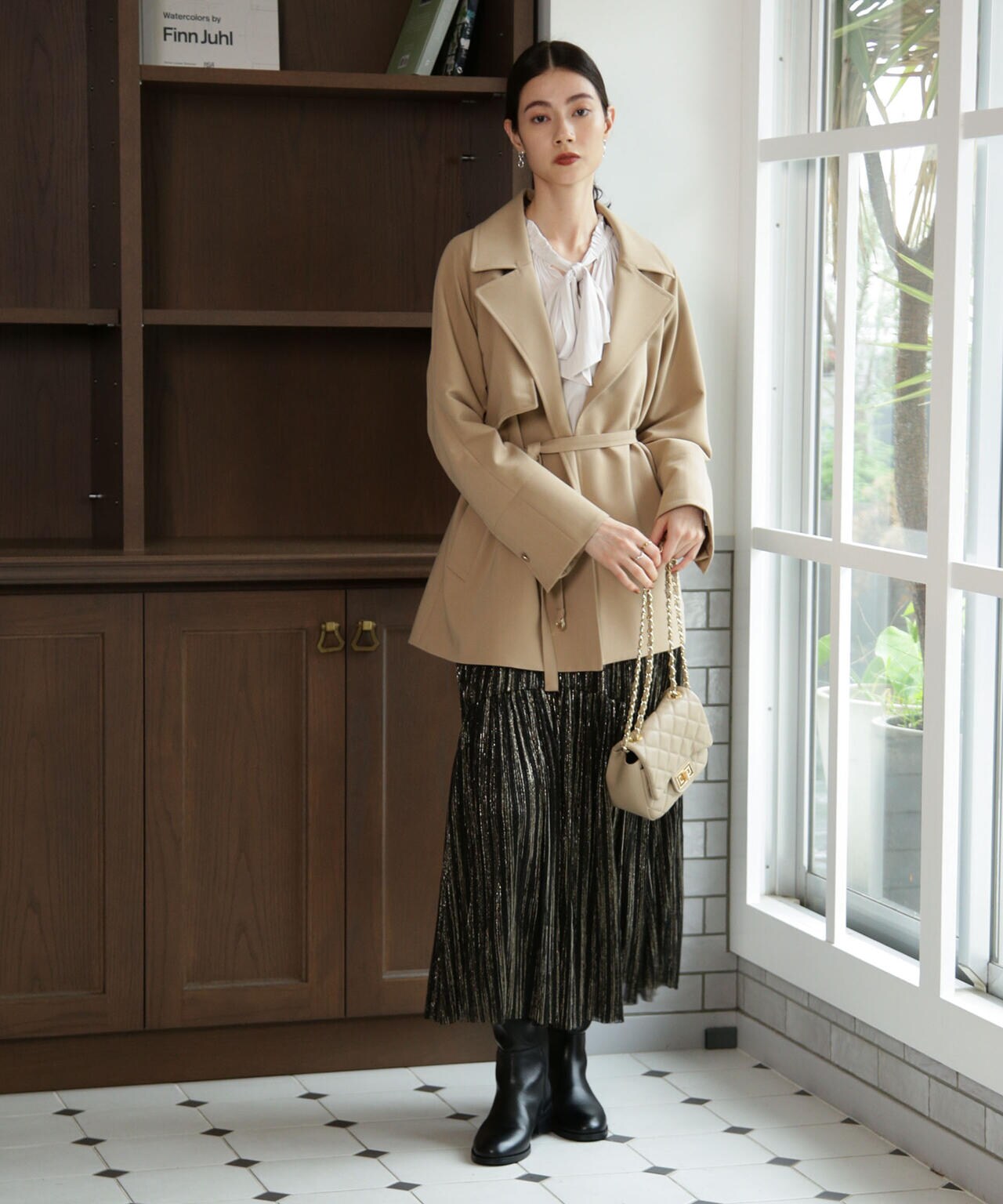 ベルテッドドビーミドルコート 6693211308