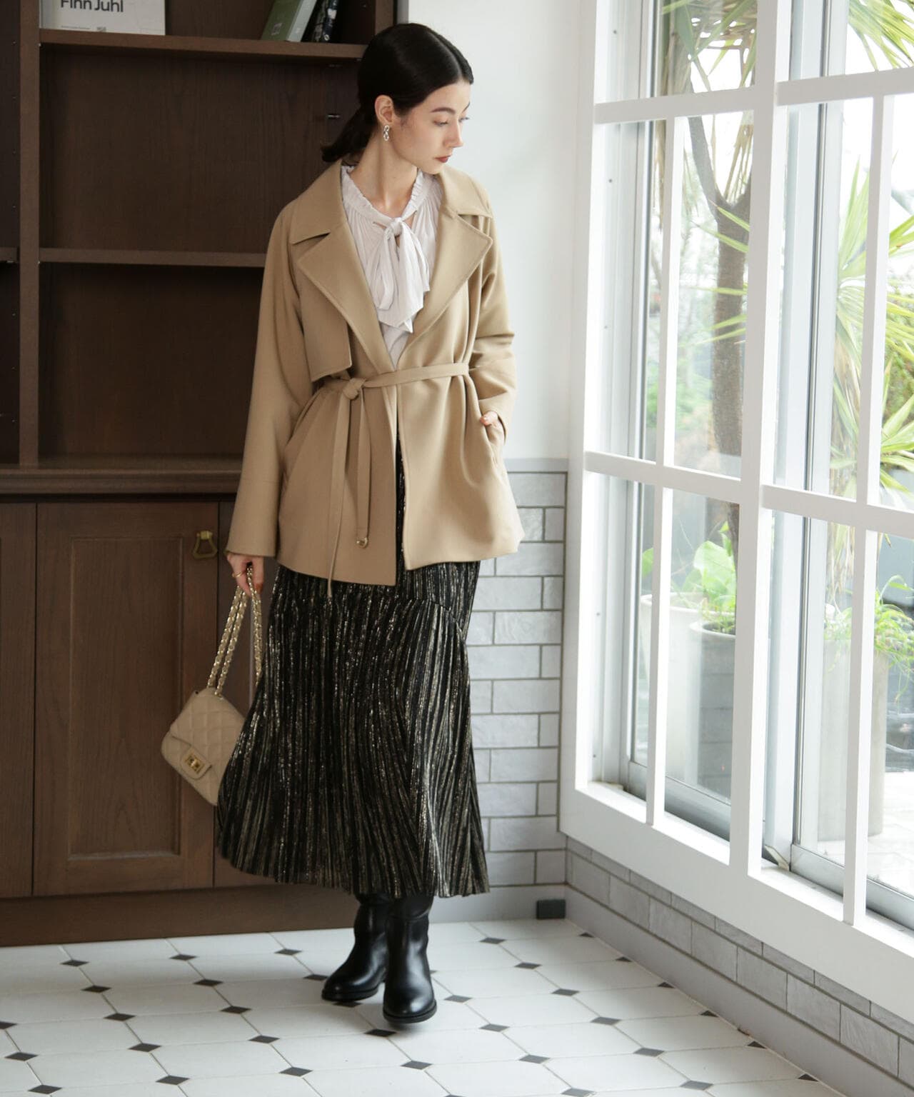 ベルテッドドビーミドルコート 6693211308