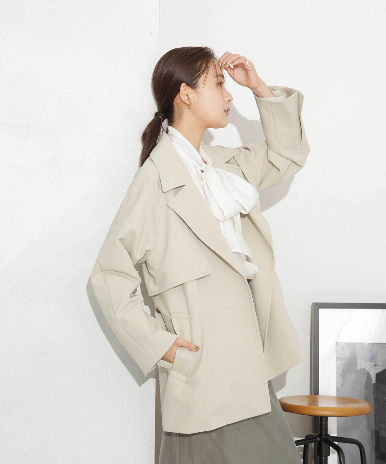 ベルテッドドビーミドルコート 6693211308