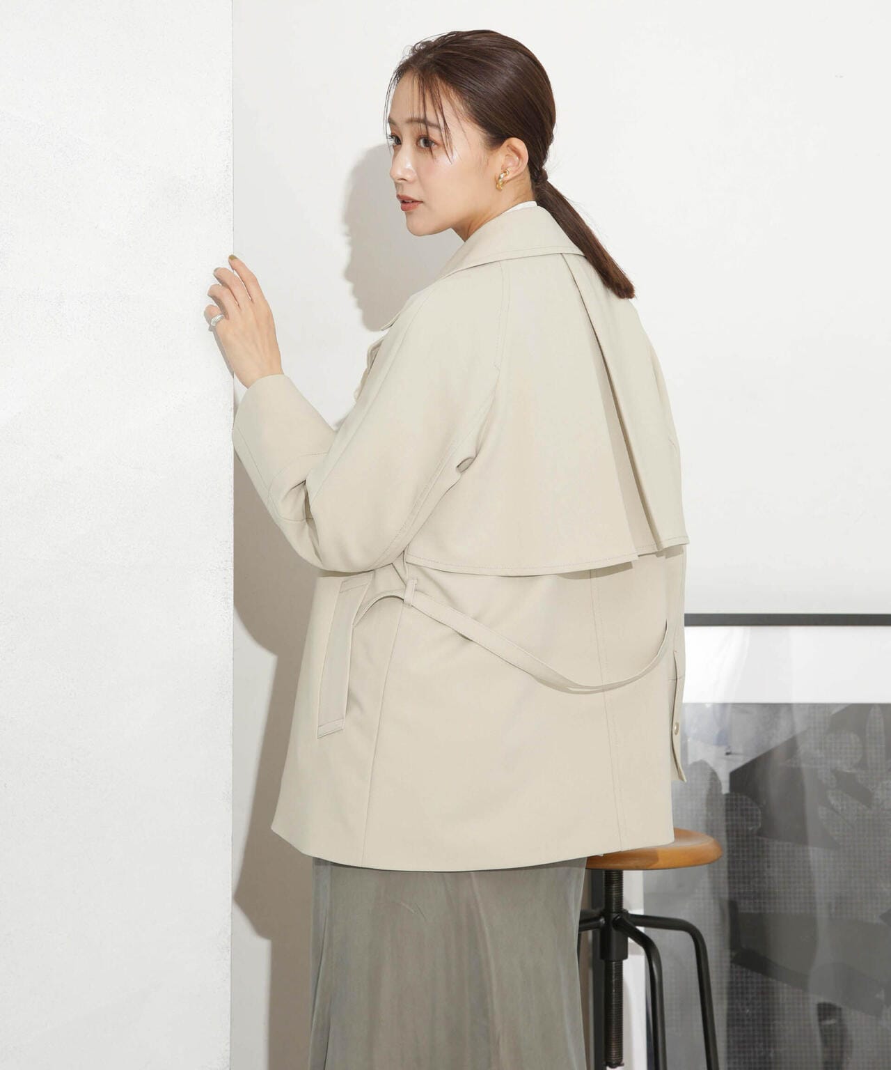 ベルテッドドビーミドルコート 6693211308