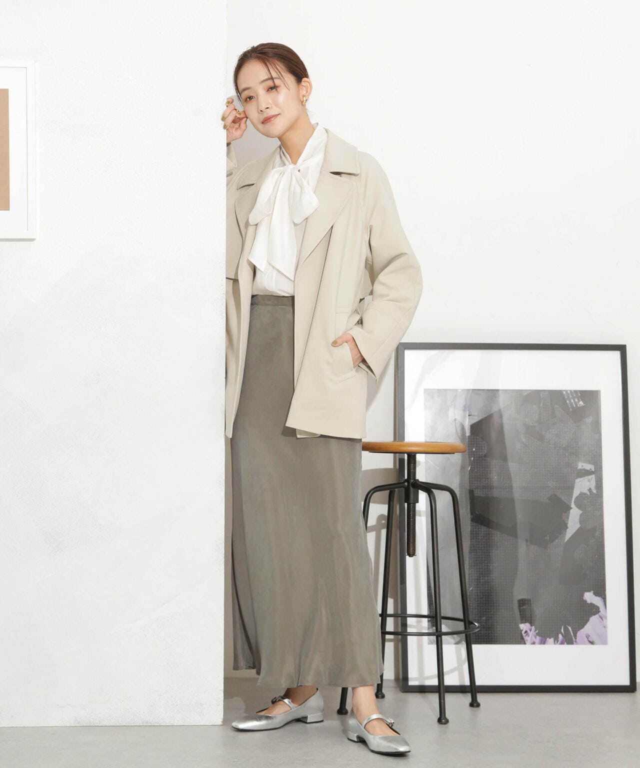 ベルテッドドビーミドルコート 6693211308