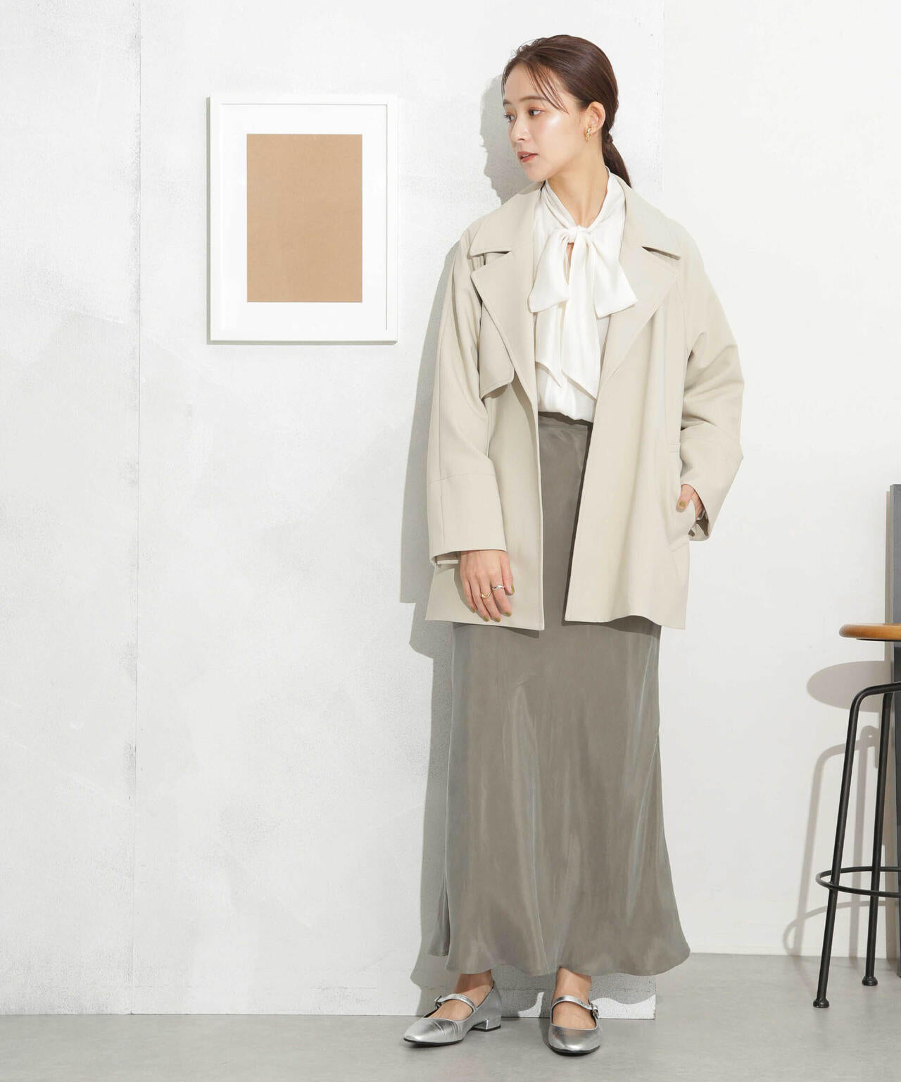 ベルテッドドビーミドルコート 6693211308