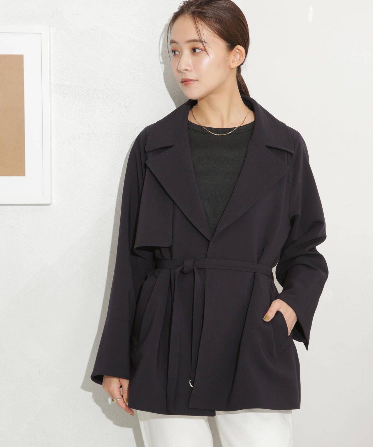 ベルテッドドビーミドルコート 6693211308