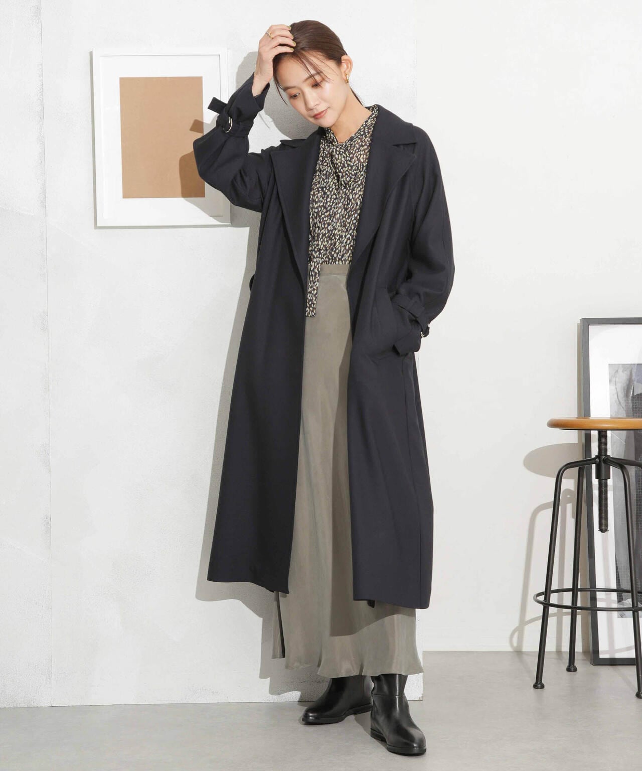 新品！ナノ・ユニバース ベルテッドカルゼコート ベルテッドカルゼコート