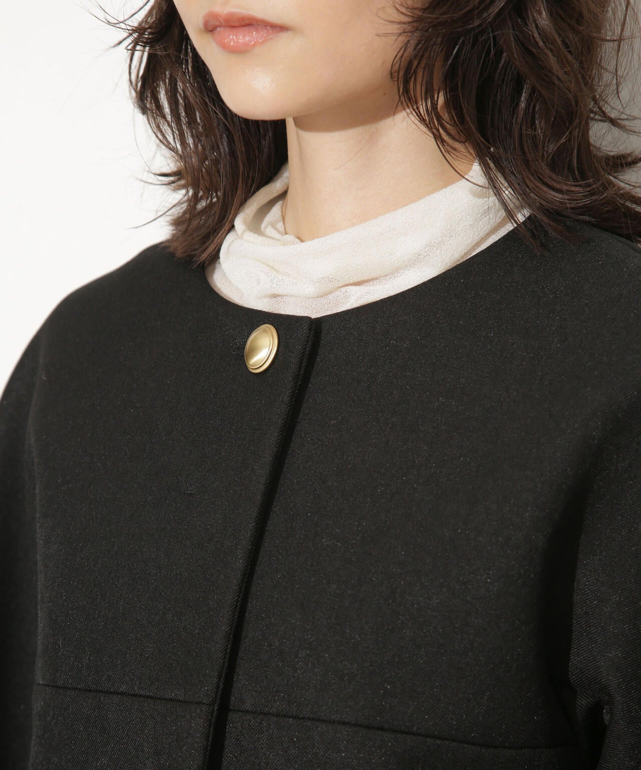 ボンディングノーカラーコート(セットアップ可) 6693211314