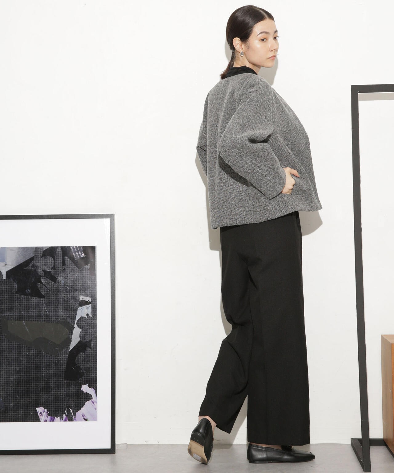 ボンディングノーカラーコート(セットアップ可) 6693211314