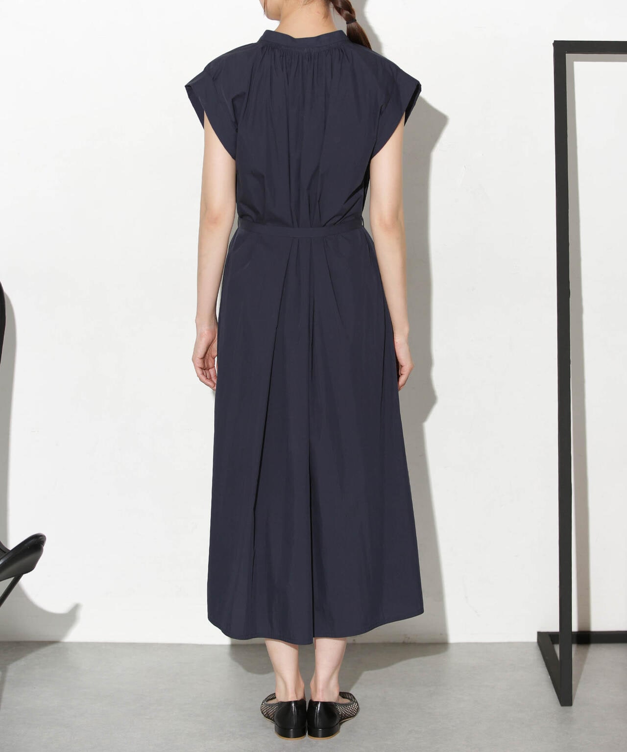 タイプライターベルト付きサックワンピース 6693219305