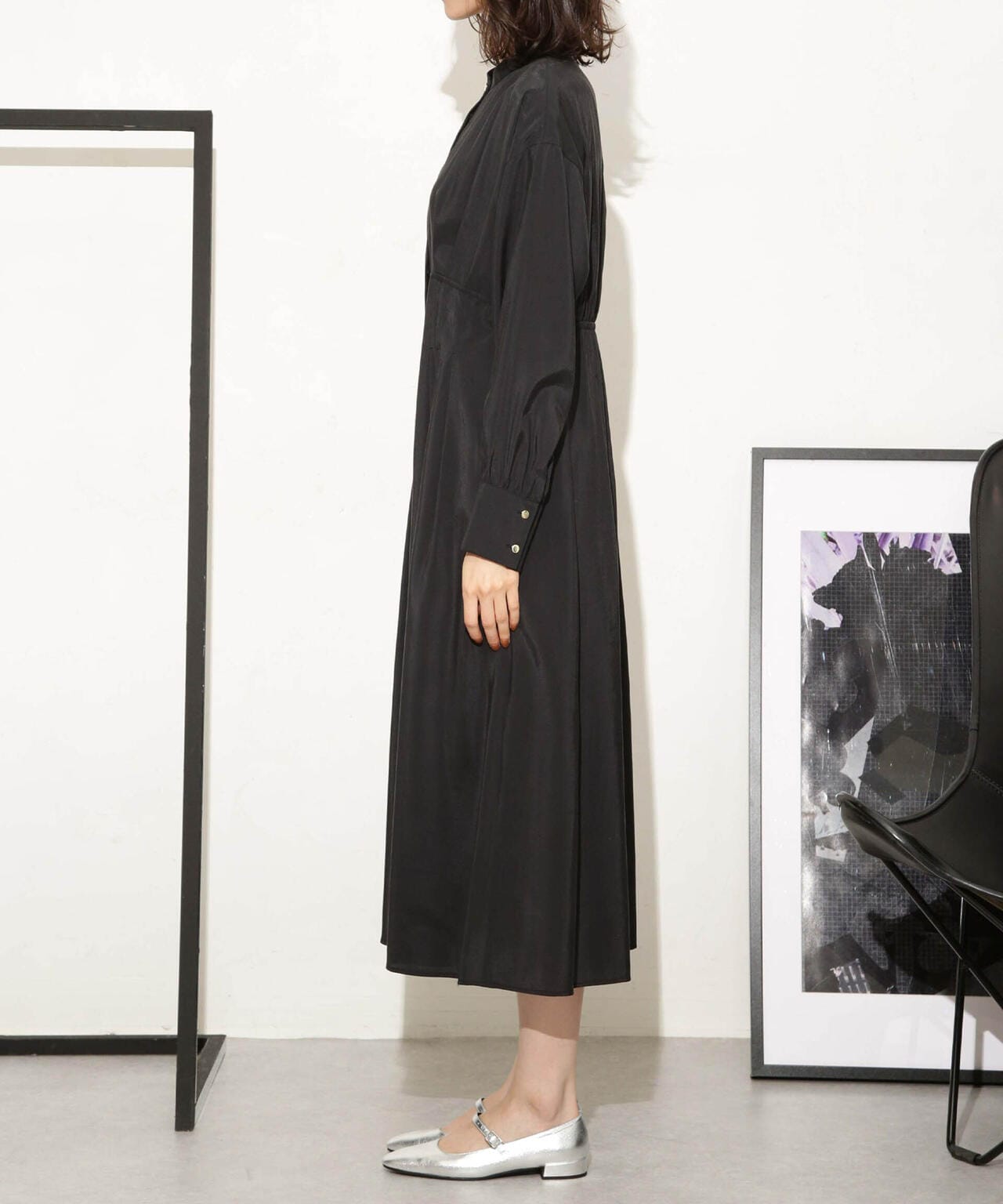 モダールピーチウエストシェイプタックワンピース 6693219326