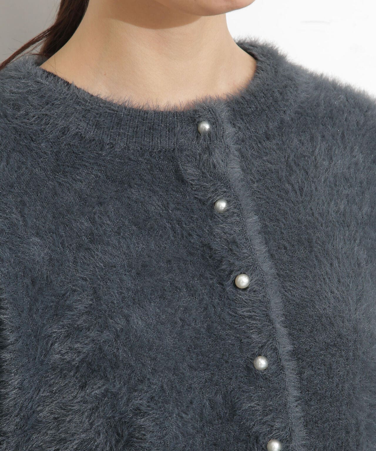フェザーカーディガン＋リブワンピース 6693219330