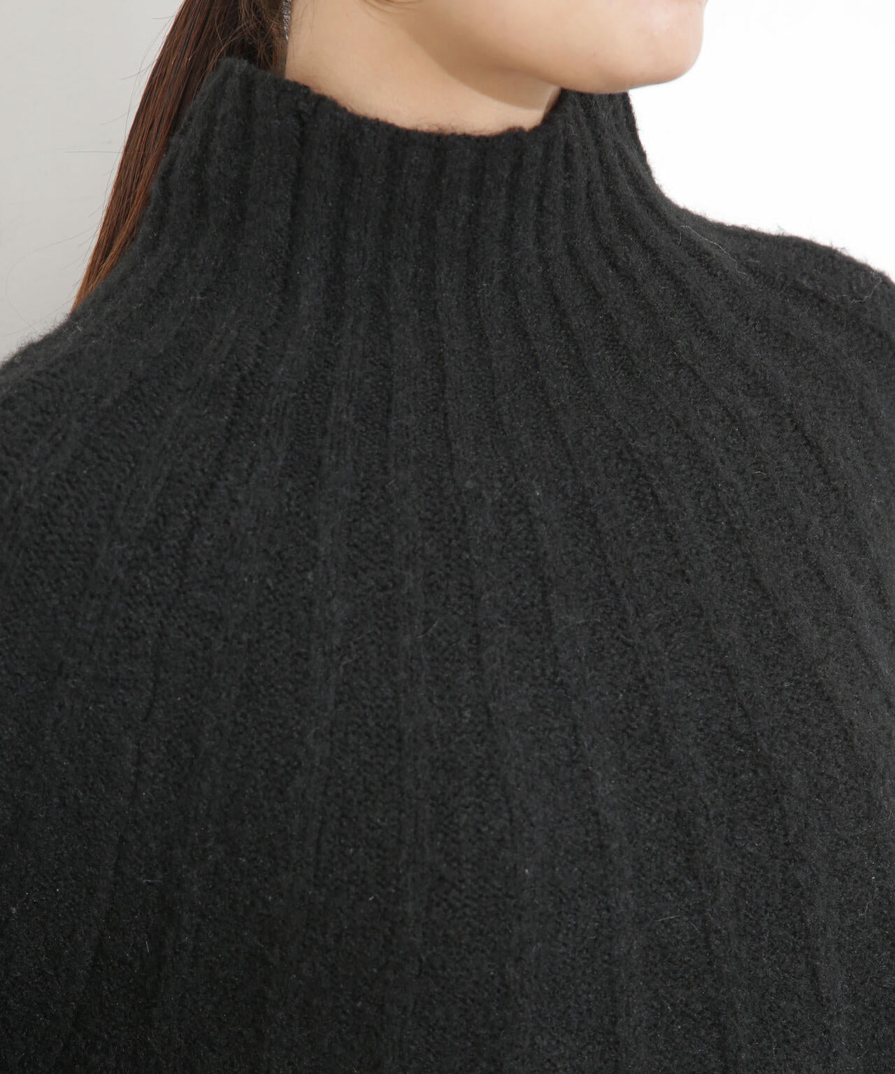 求心編みタートルニットワンピース 6693219331