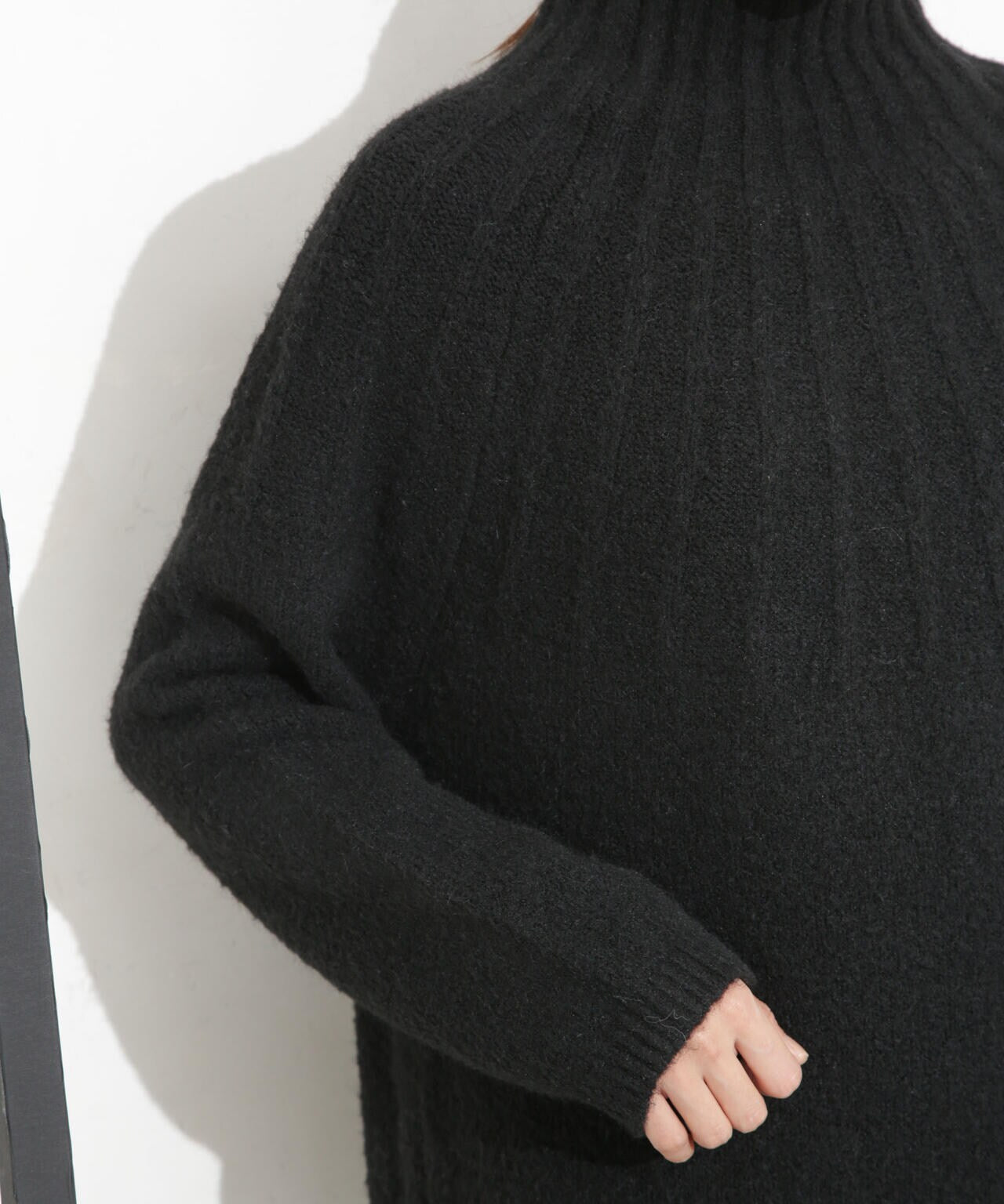 求心編みタートルニットワンピース 6693219331