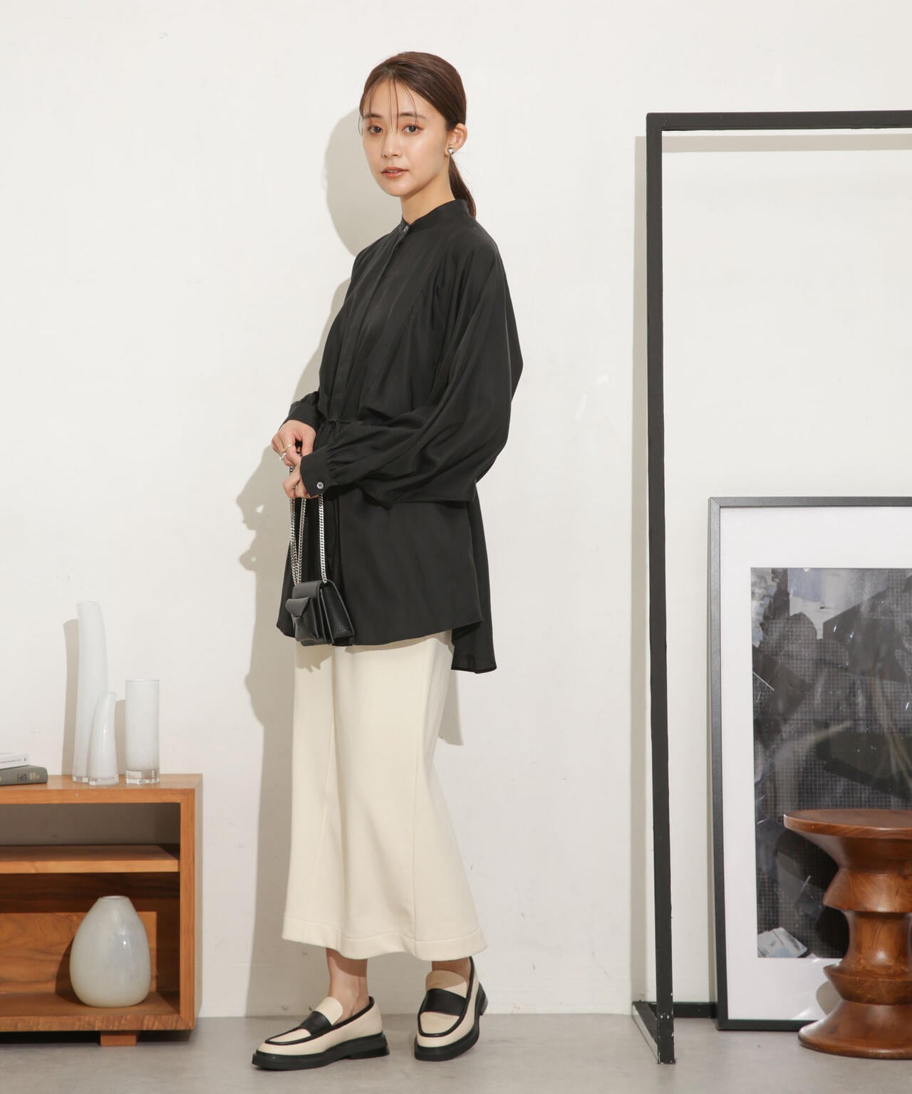 キュプラコットン ドルマンブラウス(セットアップ可) 6693220305