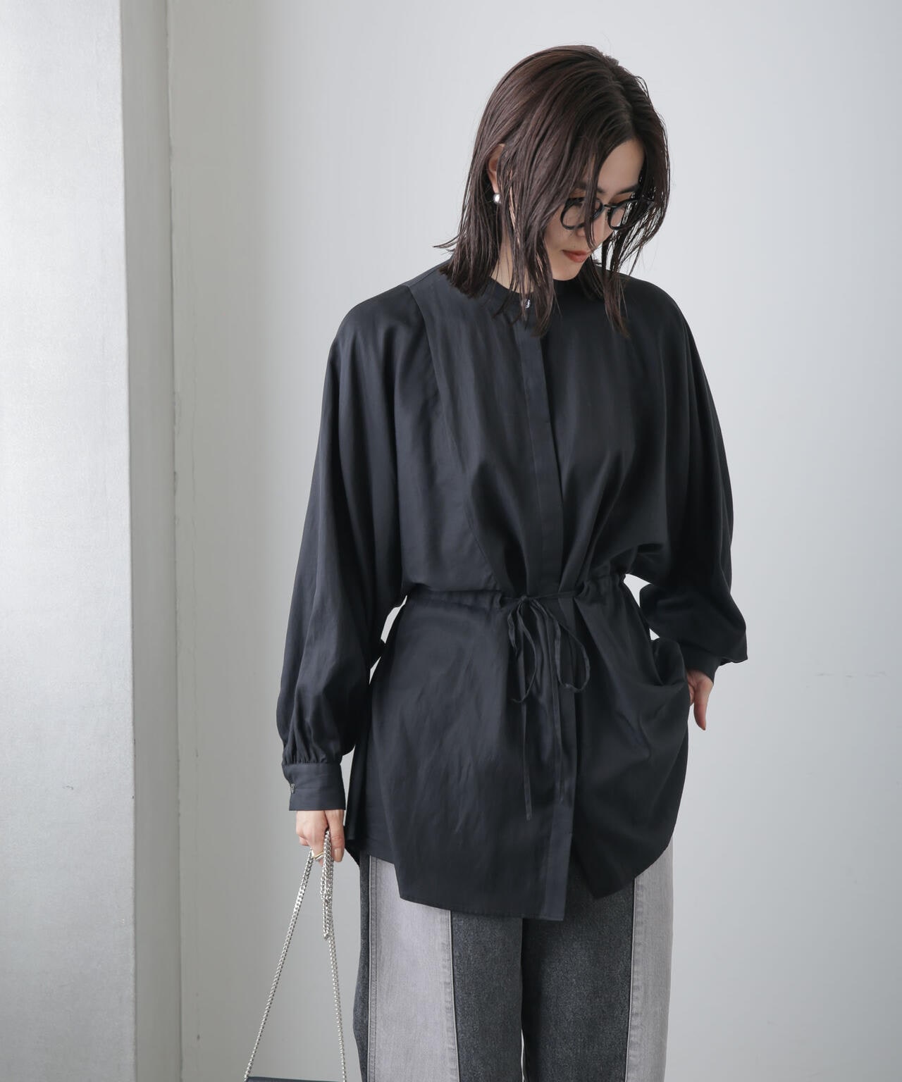 キュプラコットン ドルマンブラウス(セットアップ可) 6693220305