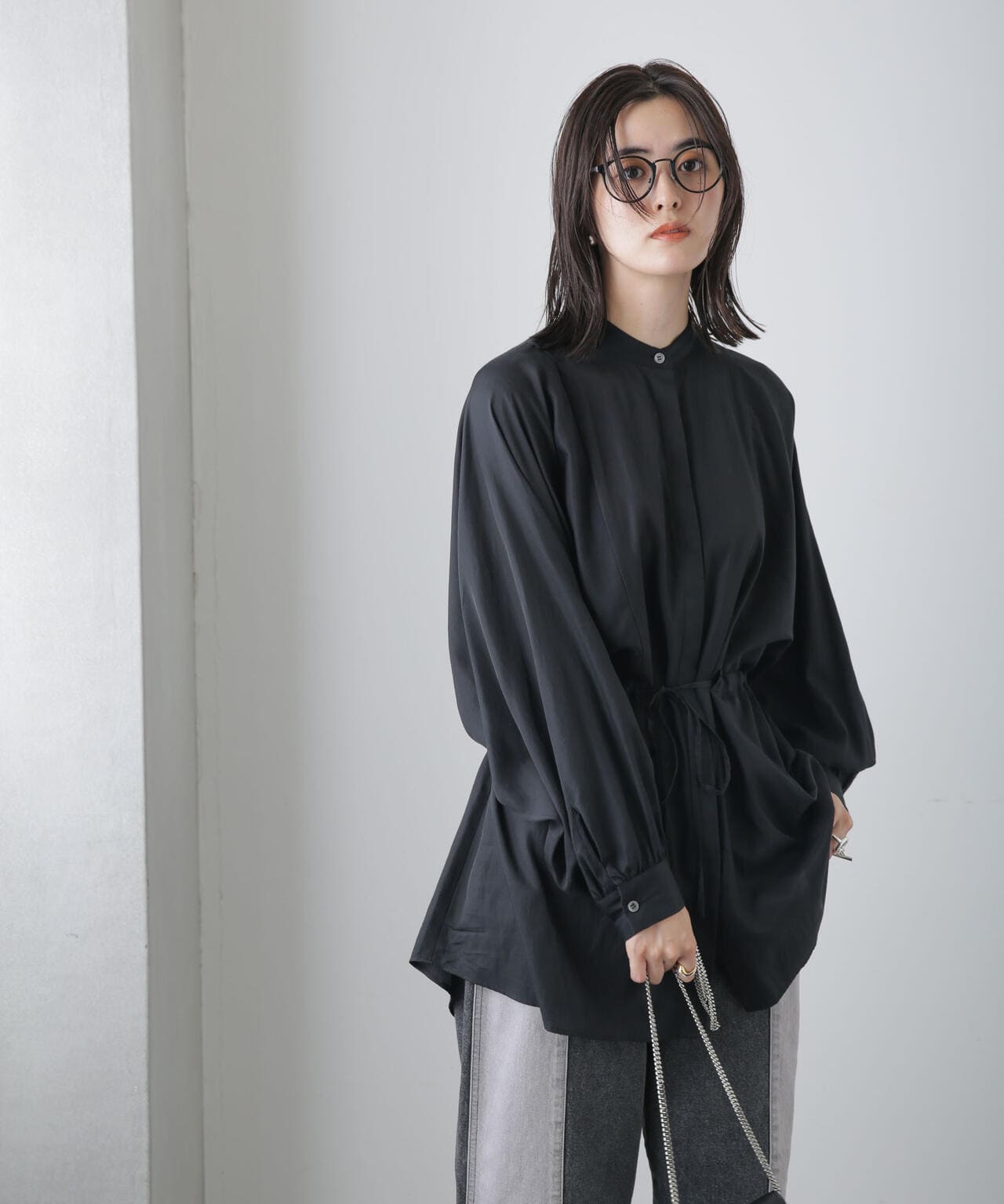 キュプラコットン ドルマンブラウス(セットアップ可) 6693220305