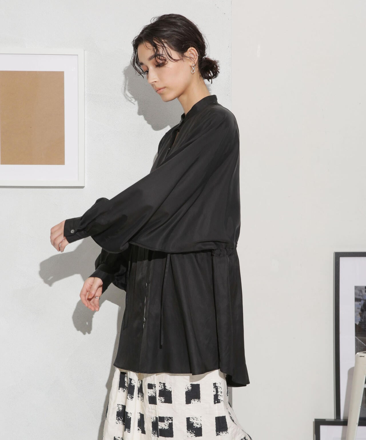 キュプラコットン ドルマンブラウス(セットアップ可) 6693220305